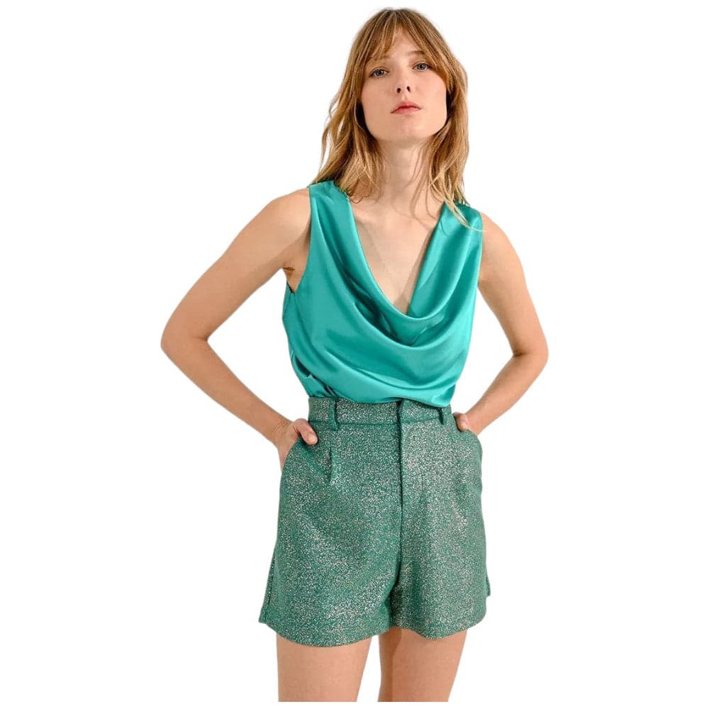 Molly Bracken top verde smeraldo MW114CP