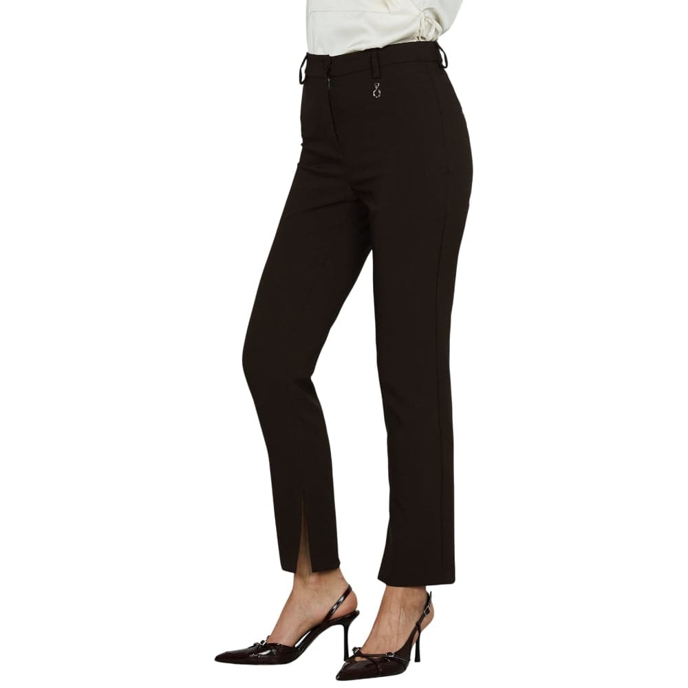 Relish pantalone marrone a sigaretta CISALINA RDA2507006050 in Pantaloni Prodotti di Classe - Nocera Superiore, commercioVirtuoso.it
