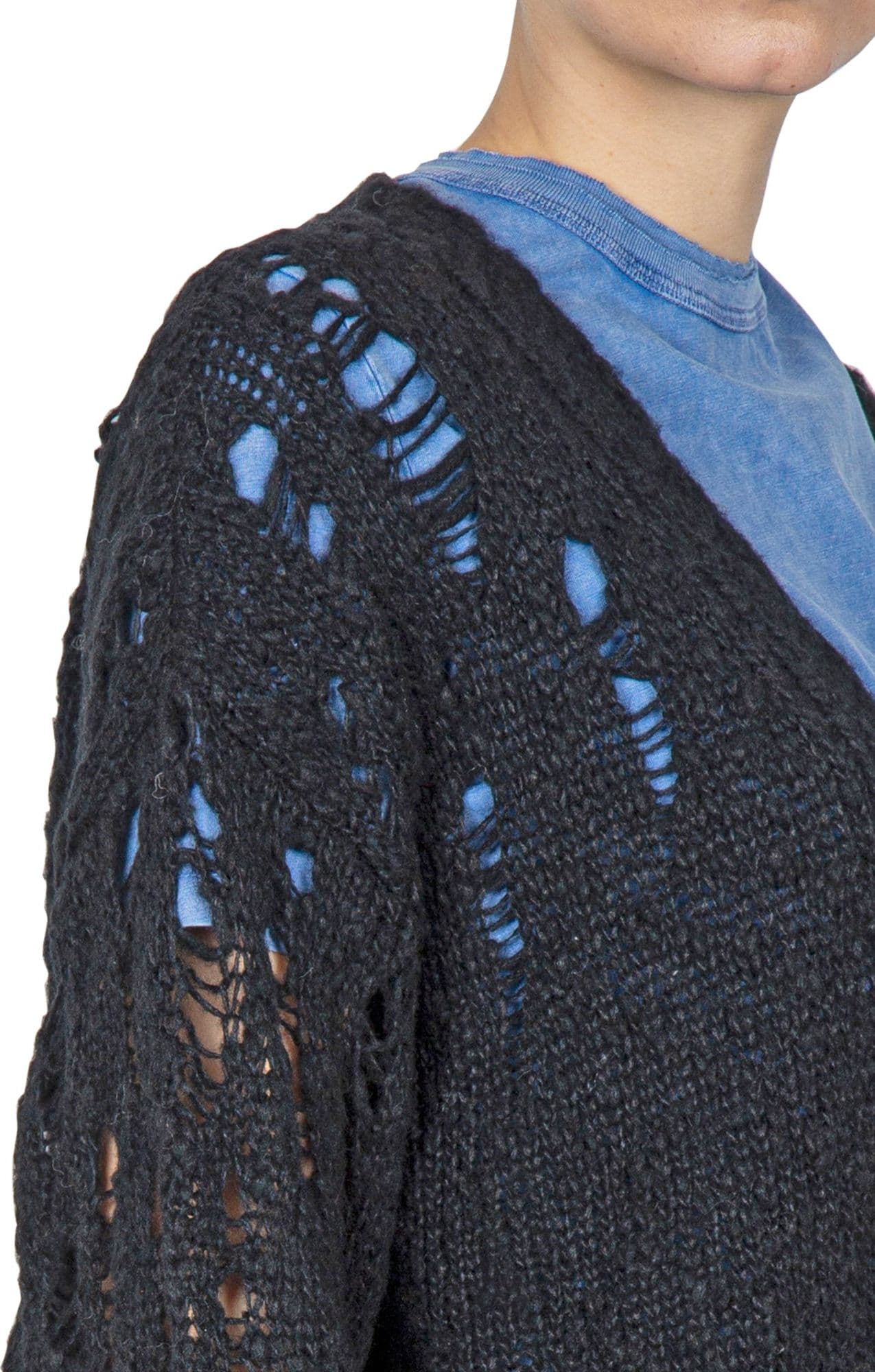 SUOLI Suoli - Cardigan - 442009 - Nero da donna in Cardigan Drestige - Casamassima, commercioVirtuoso.it