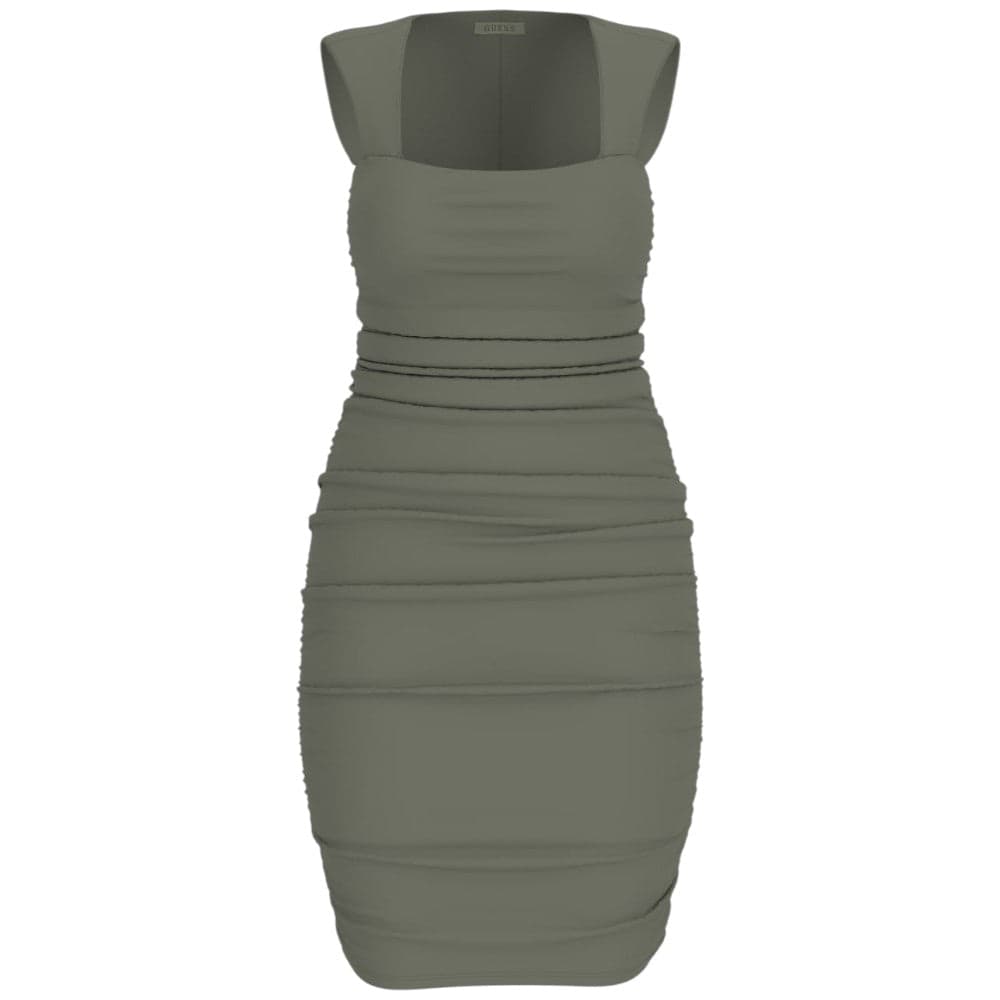 Guess abito corto verde NATHALY W4BK34 KACM2 A838 Vestiti Guess