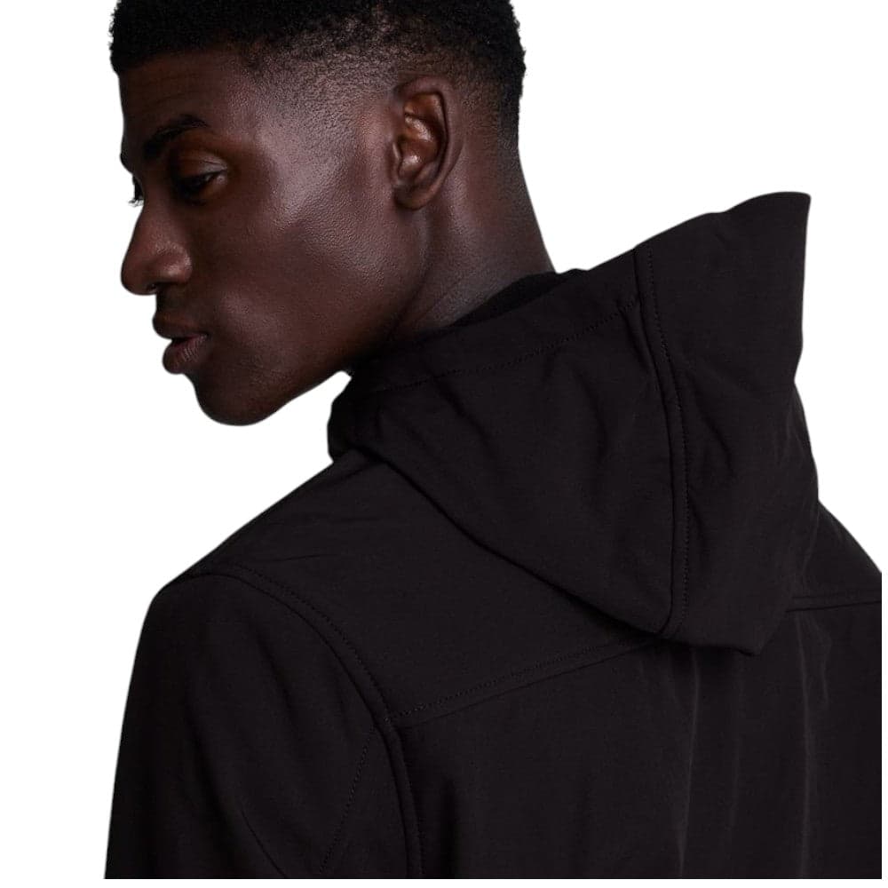 Lyle Scott giacca nera Fleece Back Softshell JK2110V in Giacche Prodotti di Classe - Nocera Superiore, commercioVirtuoso.it