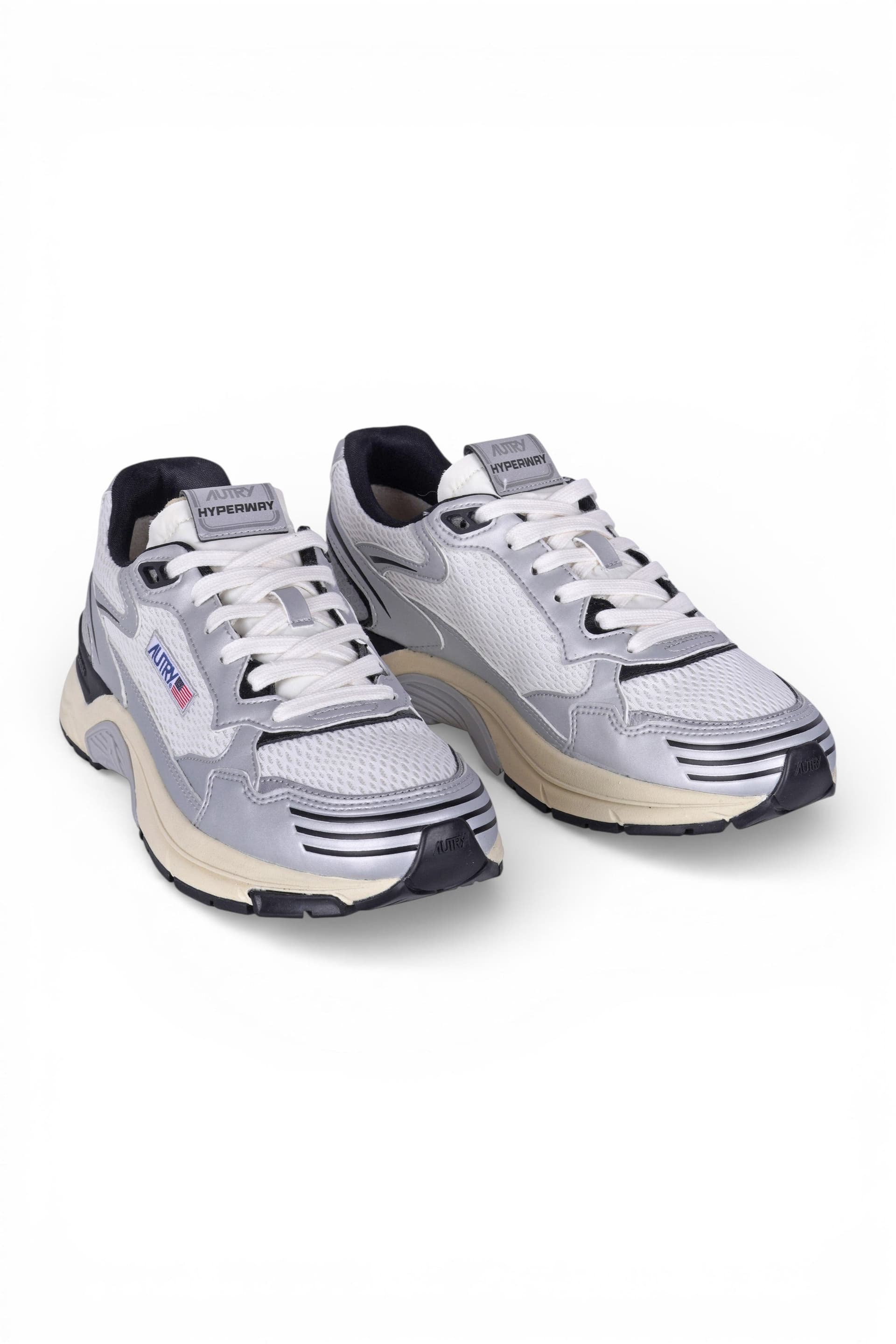 AUTRY Autry - Sneakers - 470542 - Argento/Nero da donna in Sneaker casual Drestige - Casamassima, commercioVirtuoso.it