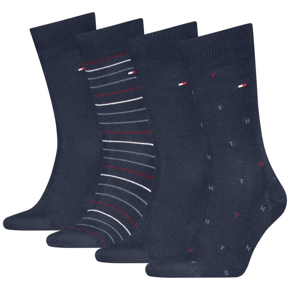 Tommy Hilfiger gift box 4 paia calzini blu 701235375001