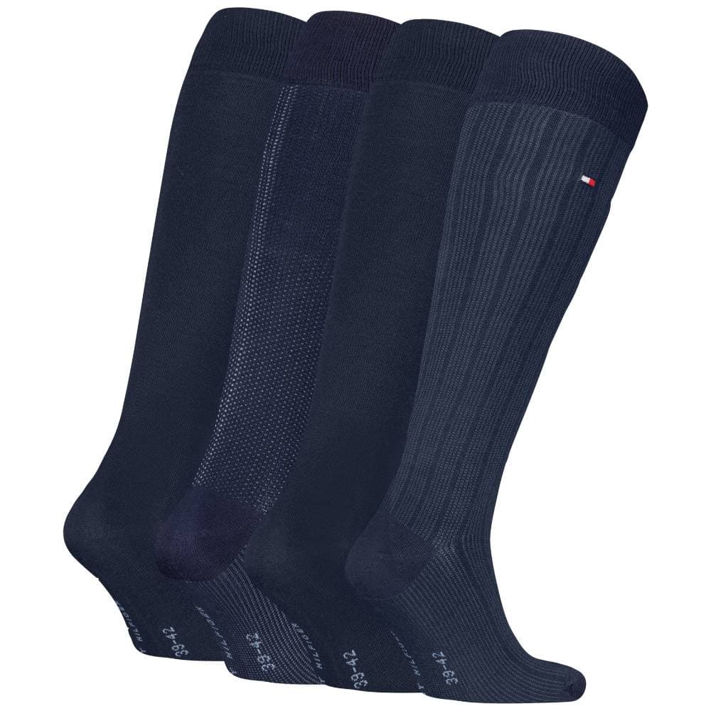 Tommy Hilfiger 4 paia di calzini blu al ginocchio 701235378001 in Calze Prodotti di Classe - Nocera Superiore, commercioVirtuoso.it