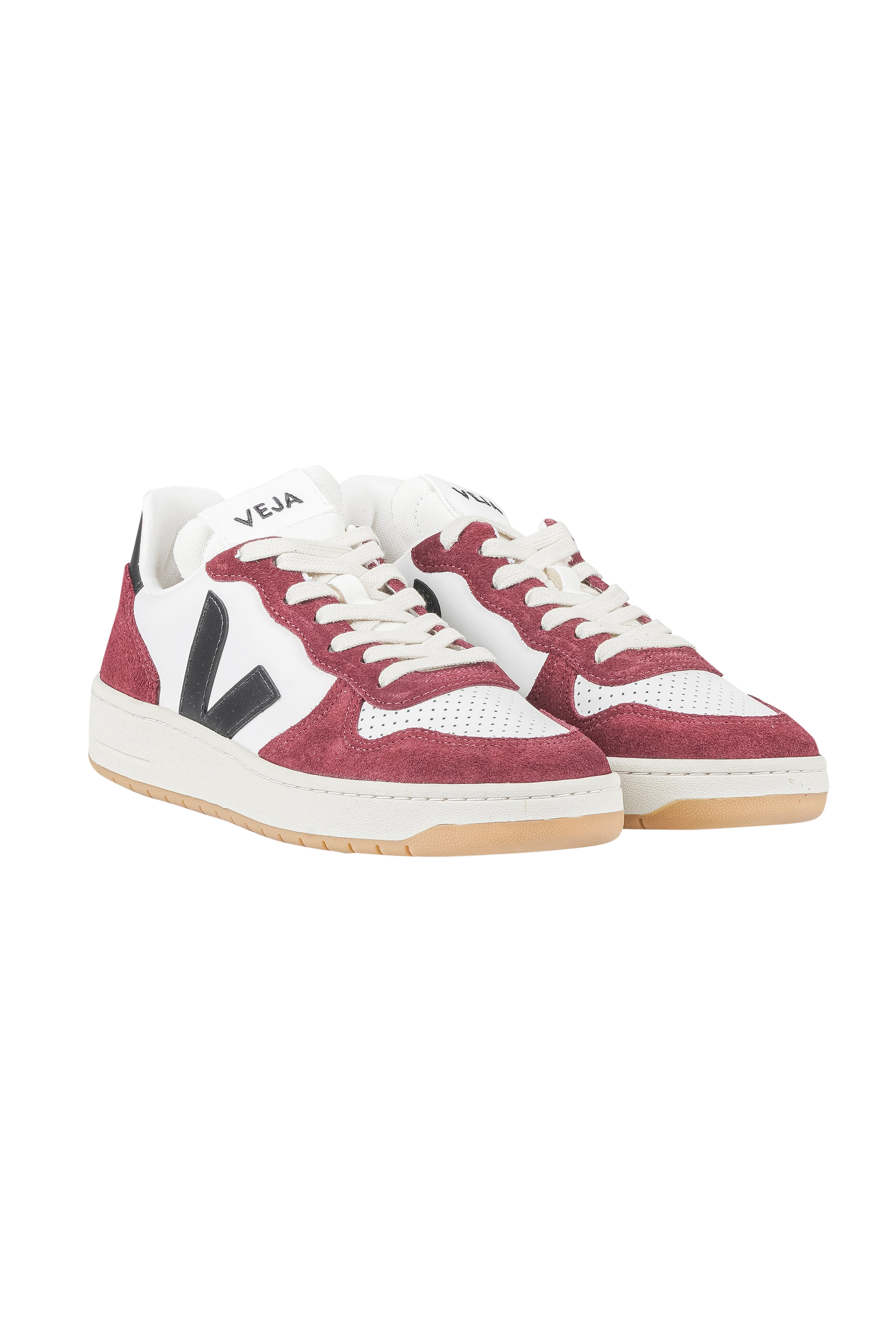 VEJA Veja - Sneakers - 460801 - Bianco/Bordeaux da donna in Sneaker casual Drestige - Casamassima, commercioVirtuoso.it