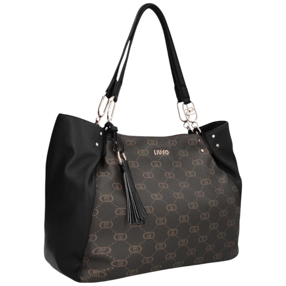 Liu Jo borsa tote nera media AF5112E0053-22222 in Borse Tote Prodotti di Classe - Nocera Superiore, commercioVirtuoso.it