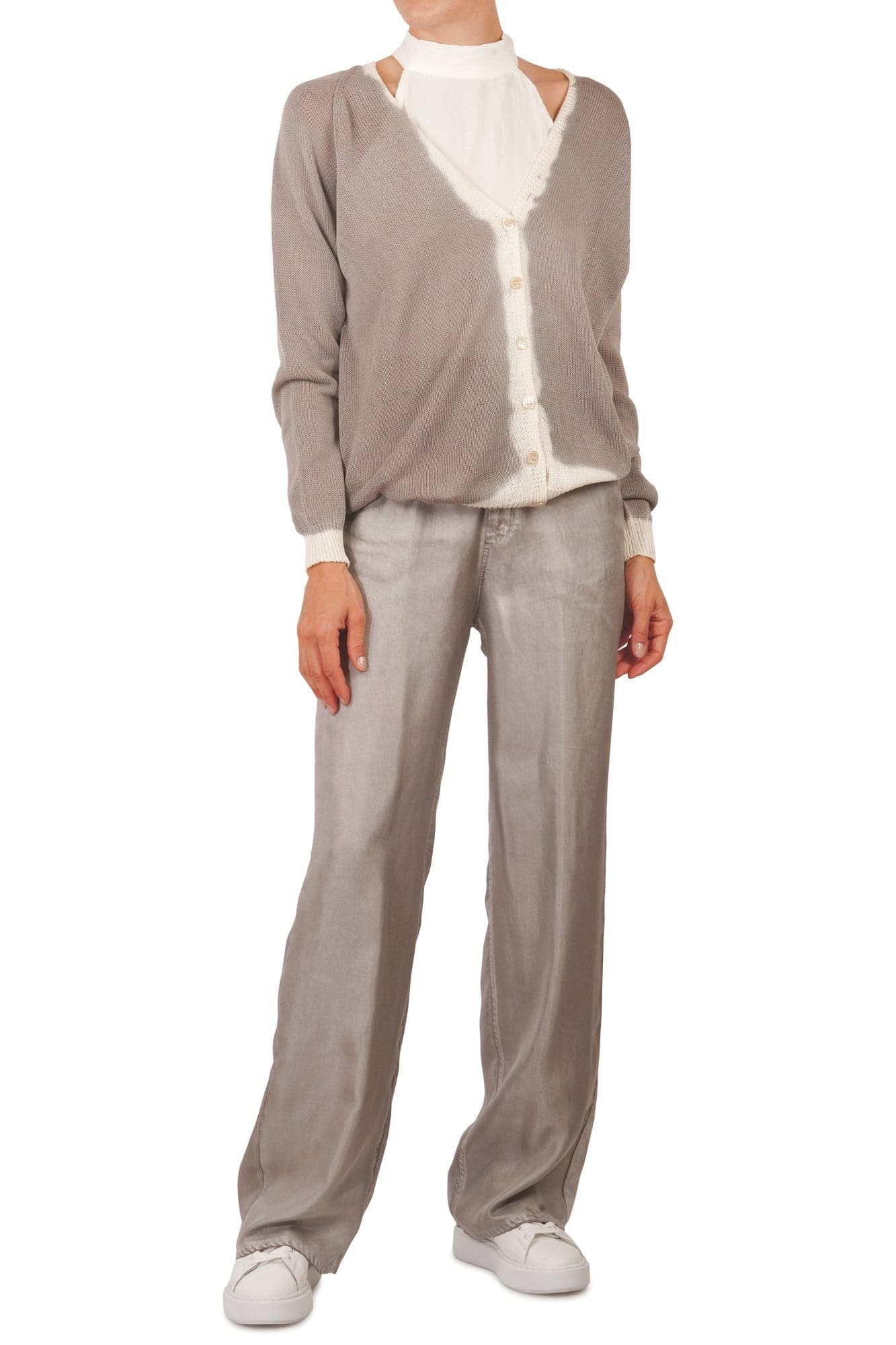 JUCCA Jucca - Cardigan - 451713 - Grigio da donna in Cardigan Drestige - Casamassima, commercioVirtuoso.it