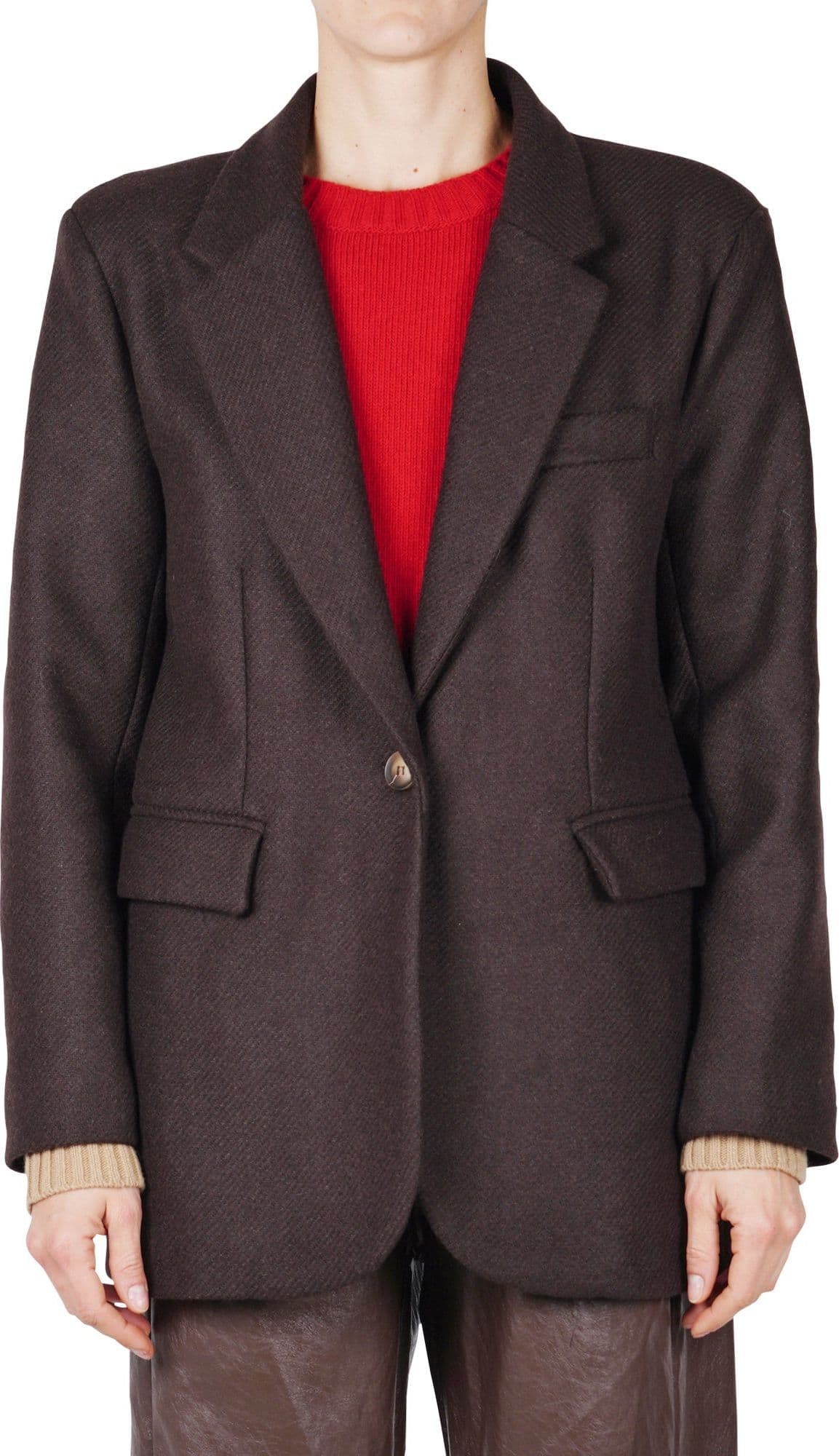 LA FEMME BLANCHE La Femme Blanche - Giacca - 461608 - Moka da donna in Giacche da abito e blazer Drestige - Casamassima, commercioVirtuoso.it