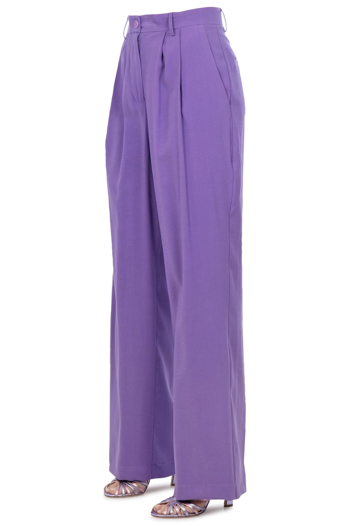 SUOLI Suoli - Pantalone - 411590 - Lilla da donna in Pantaloni Drestige - Casamassima, commercioVirtuoso.it