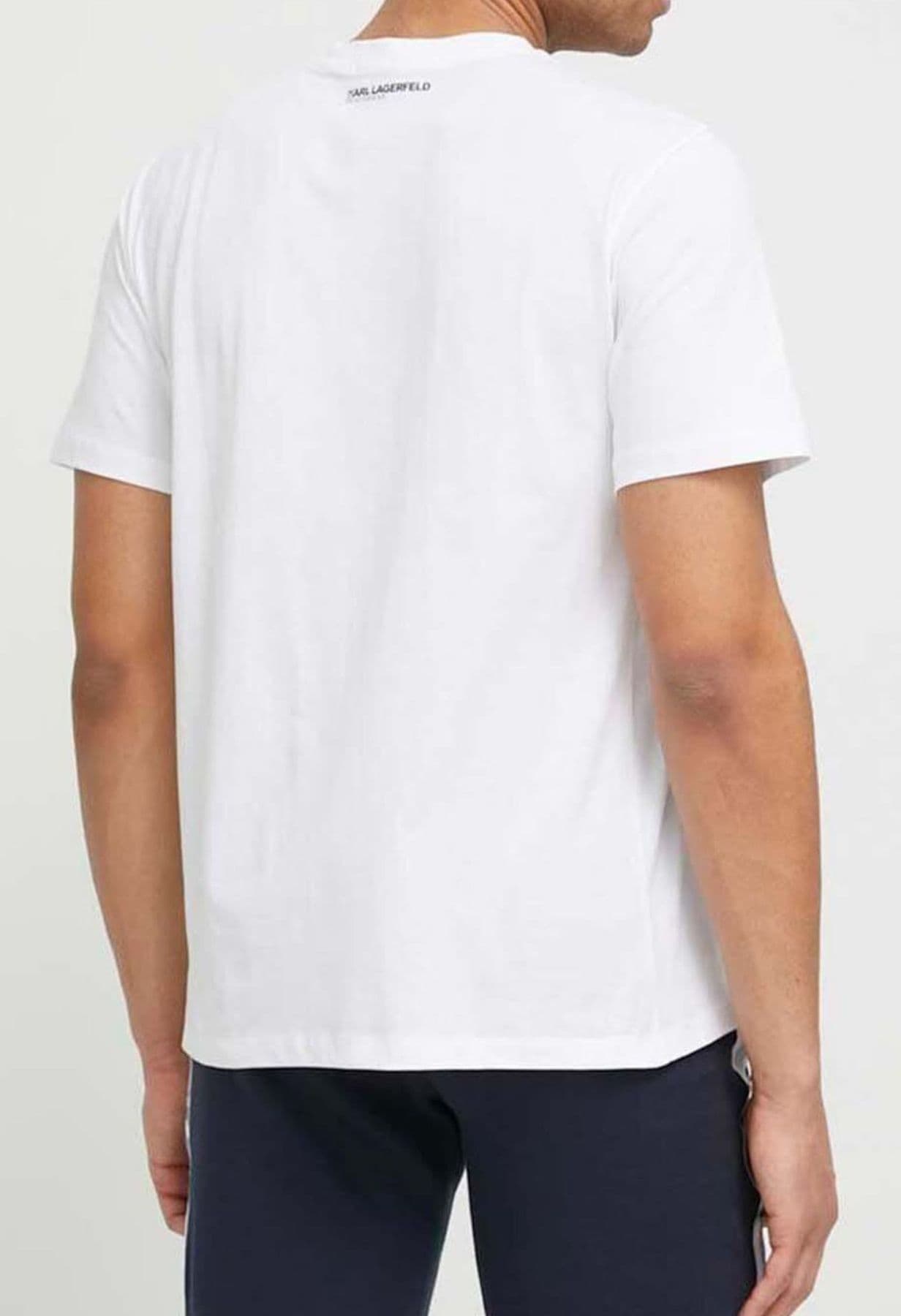 KARL LAGERFELD T-SHIRT WAVE LOGO RELAXED T-SHIRT da uomo in T-shirt Drestige - Casamassima, commercioVirtuoso.it
