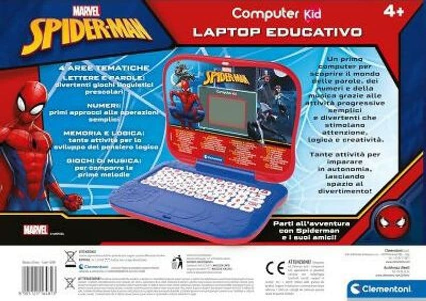clementoni-16481-marvel-spiderman-laptop-computer-elettronico-parlante-italiano-per-imparare-lettere-numeri-e-nuove-parole