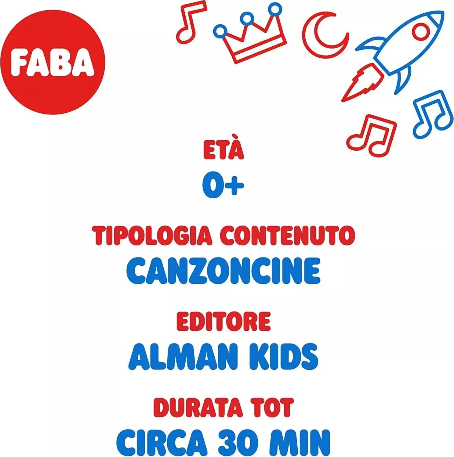 FABA Cantiamo Insieme! - musiche, canzoni e suoni - sole, vieni fuori! - RACCONTASTORIE NON INCLUSO in Libri interattivi Sanitaria Gioia del Bimbo - Villa San Giovanni, commercioVirtuoso.it