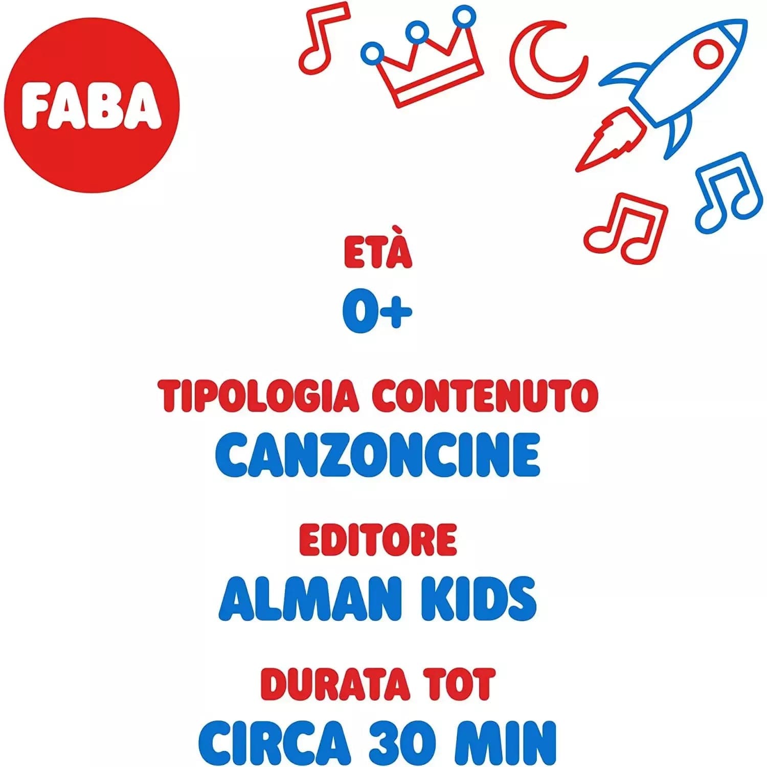 FABA Cantiamo Insieme! - musiche, canzoni e suoni - sole, vieni fuori! - RACCONTASTORIE NON INCLUSO in Libri interattivi Sanitaria Gioia del Bimbo - Villa San Giovanni, commercioVirtuoso.it