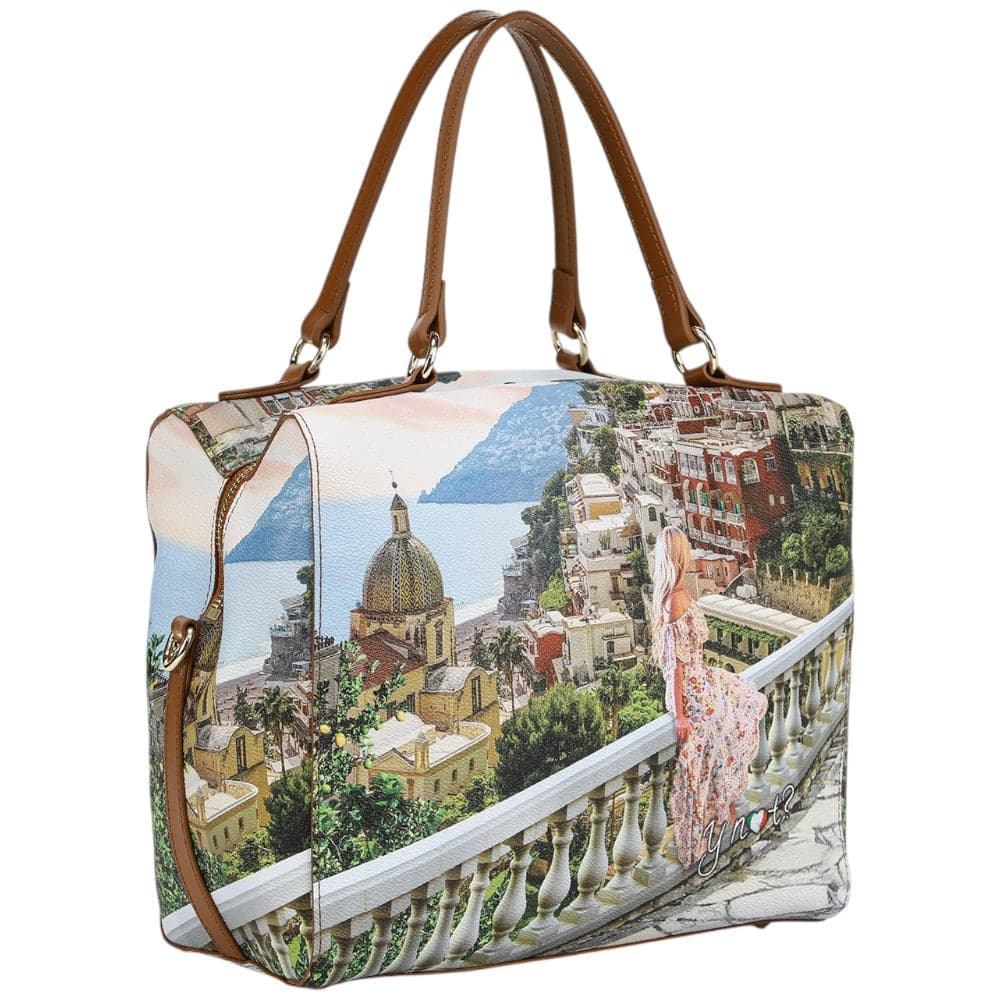 YNot borsa boston bag con tracolla stampa Drimming Coast YES702S5 Borse YNot