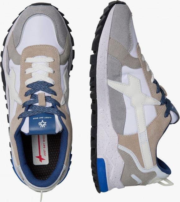 W6YZ Sneaker Uomo BREEZE 3-M in Suede e Tessuto Tecnico Grigio Bianco e Beige in Sneaker casual Broadway Red - Barletta, commercioVirtuoso.it
