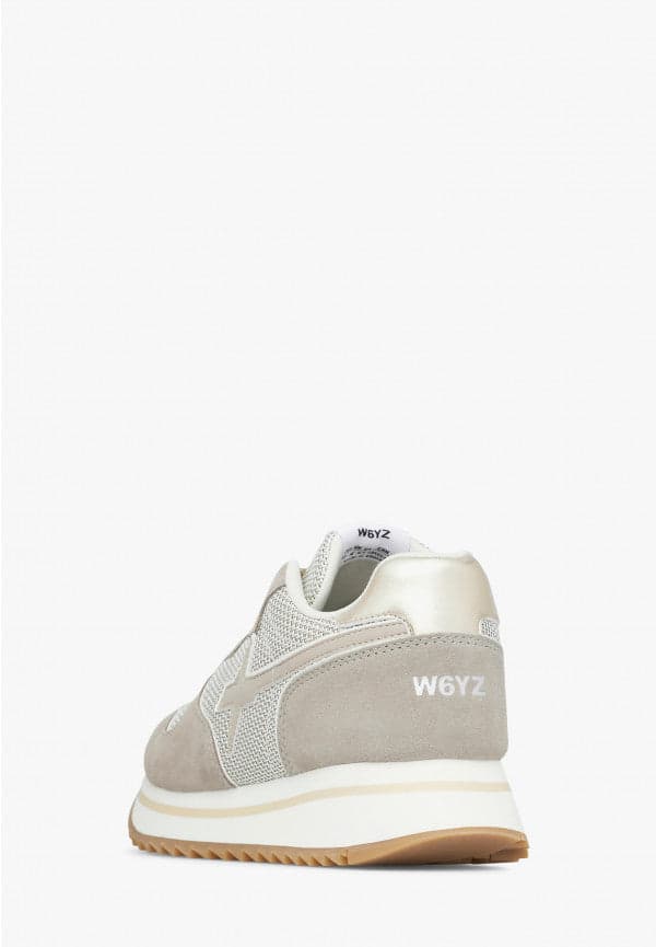 W6yz scarpe donna  JET-W. - Sneakers in suede e tessuto tecnico - Nero 2018635141D22 in Sneaker casual Broadway Red - Barletta, commercioVirtuoso.it