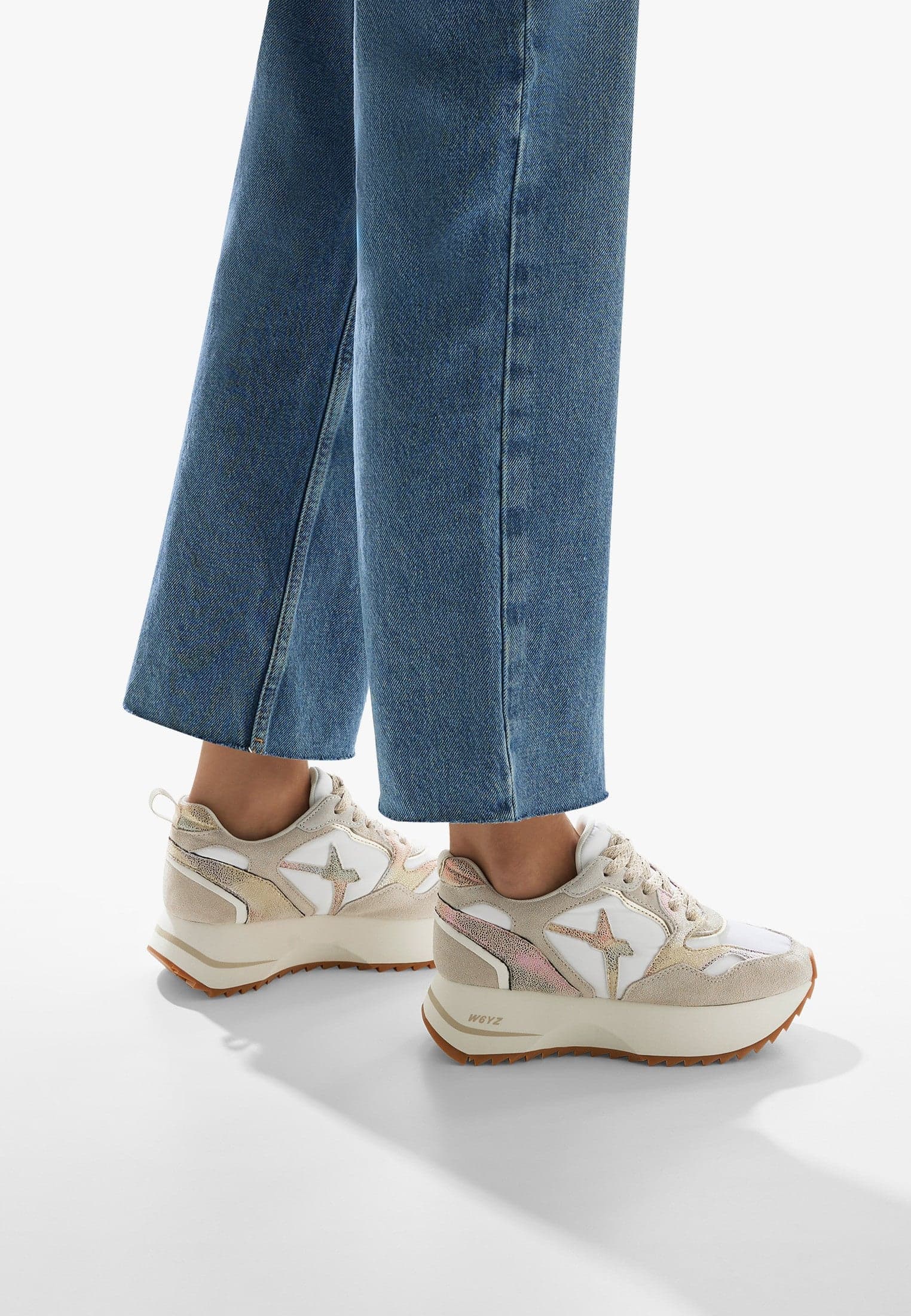 W6yz scarpa donna mod Anny 2 Beige/White in Scarpe col tacco Broadway Red - Barletta, commercioVirtuoso.it