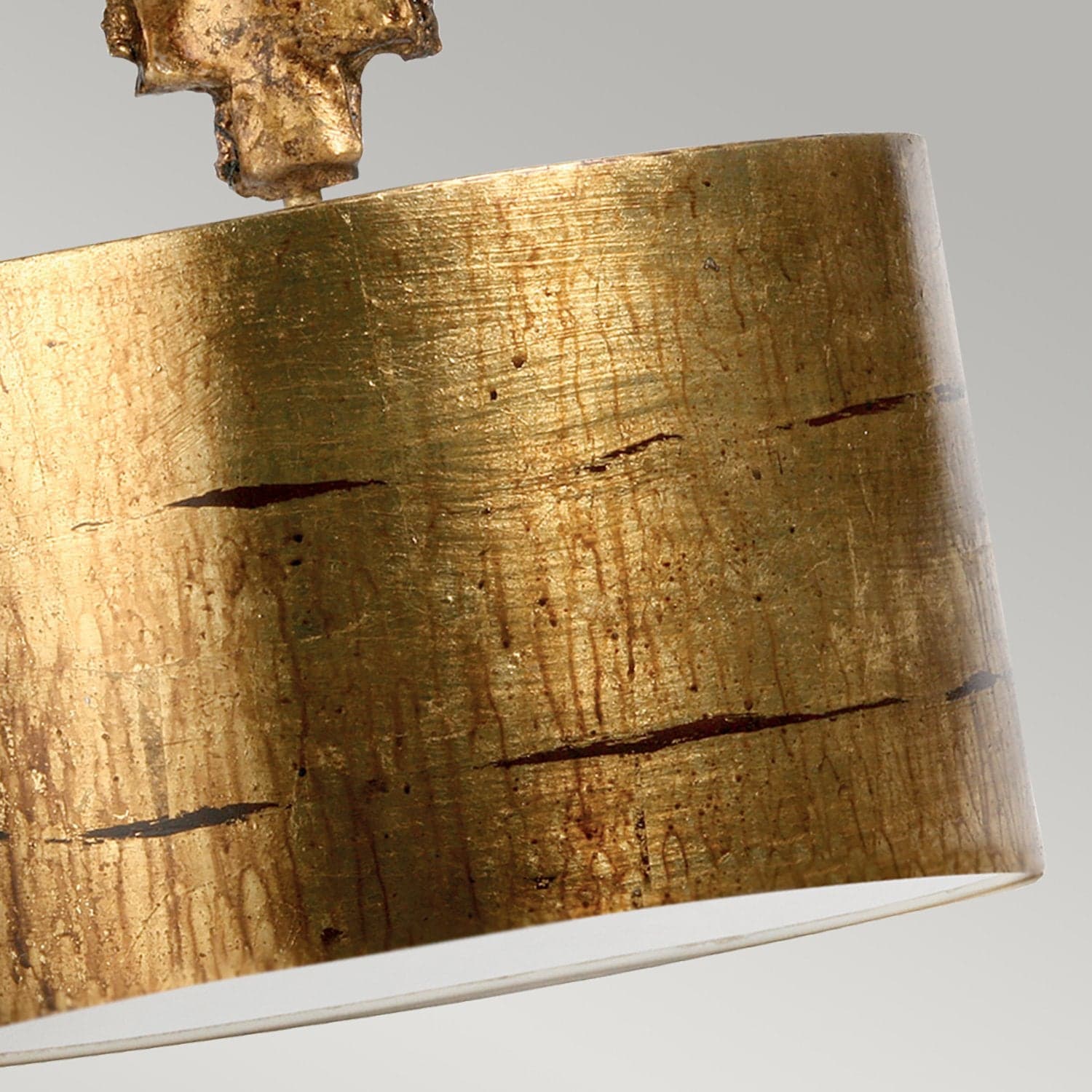 Sospensione Contemporanea Fragment Acciaio Oro Antico Plastiche 1 Luce E27 in Lampade a sospensione LuceArt - Montecorvino Pugliano, commercioVirtuoso.it
