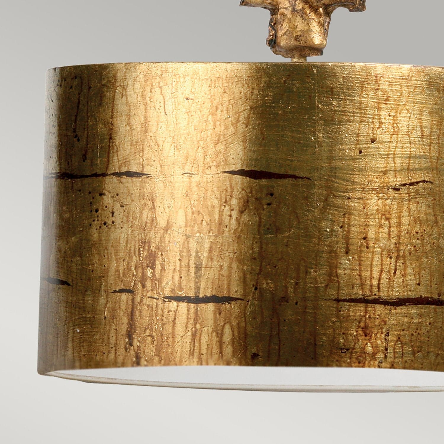Sospensione Contemporanea Fragment Acciaio Oro Antico Plastiche 1 Luce E27 in Lampade a sospensione LuceArt - Montecorvino Pugliano, commercioVirtuoso.it