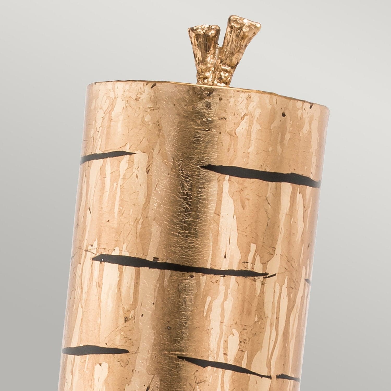 Applique Contemporanea Fragment Acciaio Foglia Oro Materie Plastiche 1 Luce E27 in Applique LuceArt - Montecorvino Pugliano, commercioVirtuoso.it