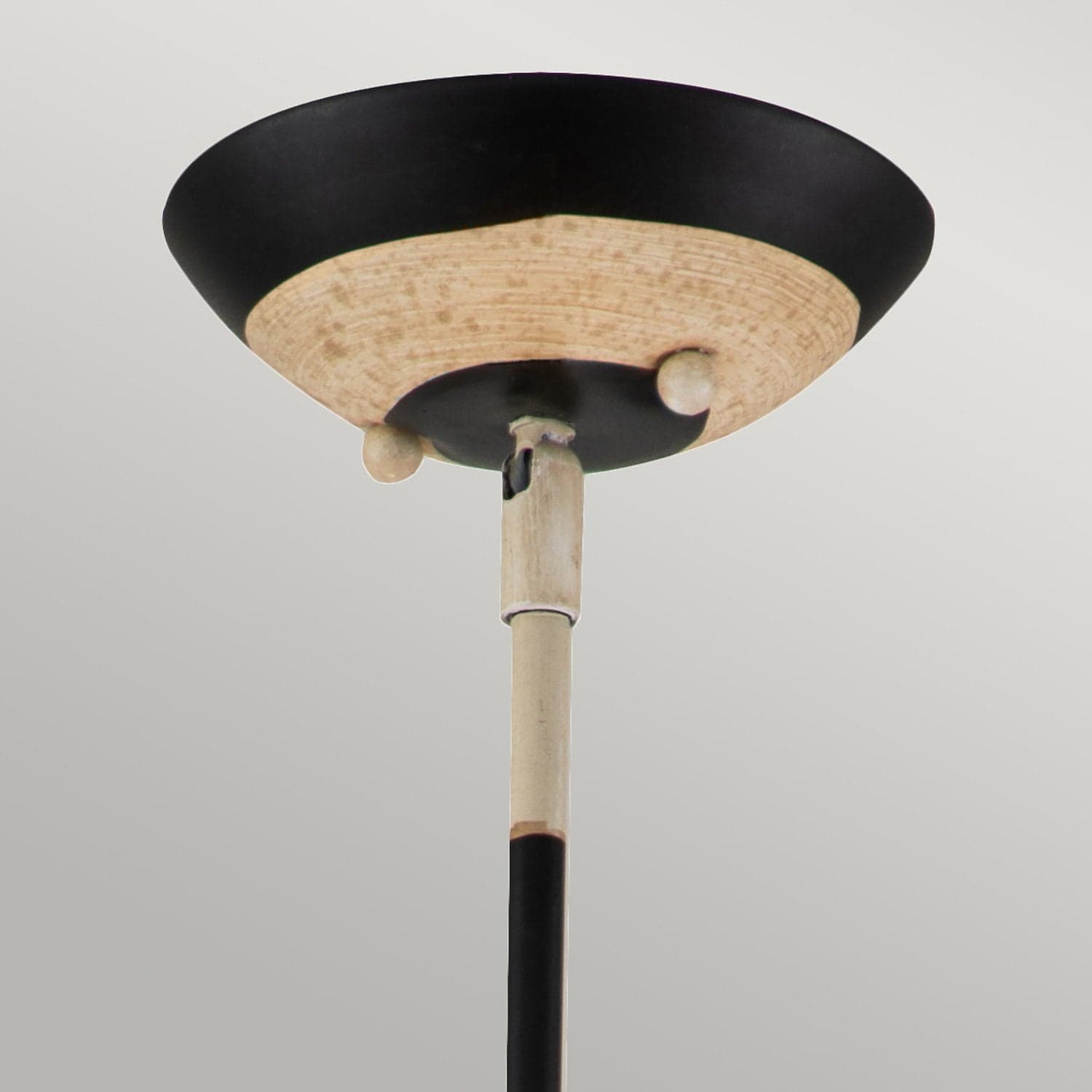 Sospensione Contemporanea South Beach Acciaio Nero Bianco 1 Luce E27 in Lampade a sospensione LuceArt - Montecorvino Pugliano, commercioVirtuoso.it