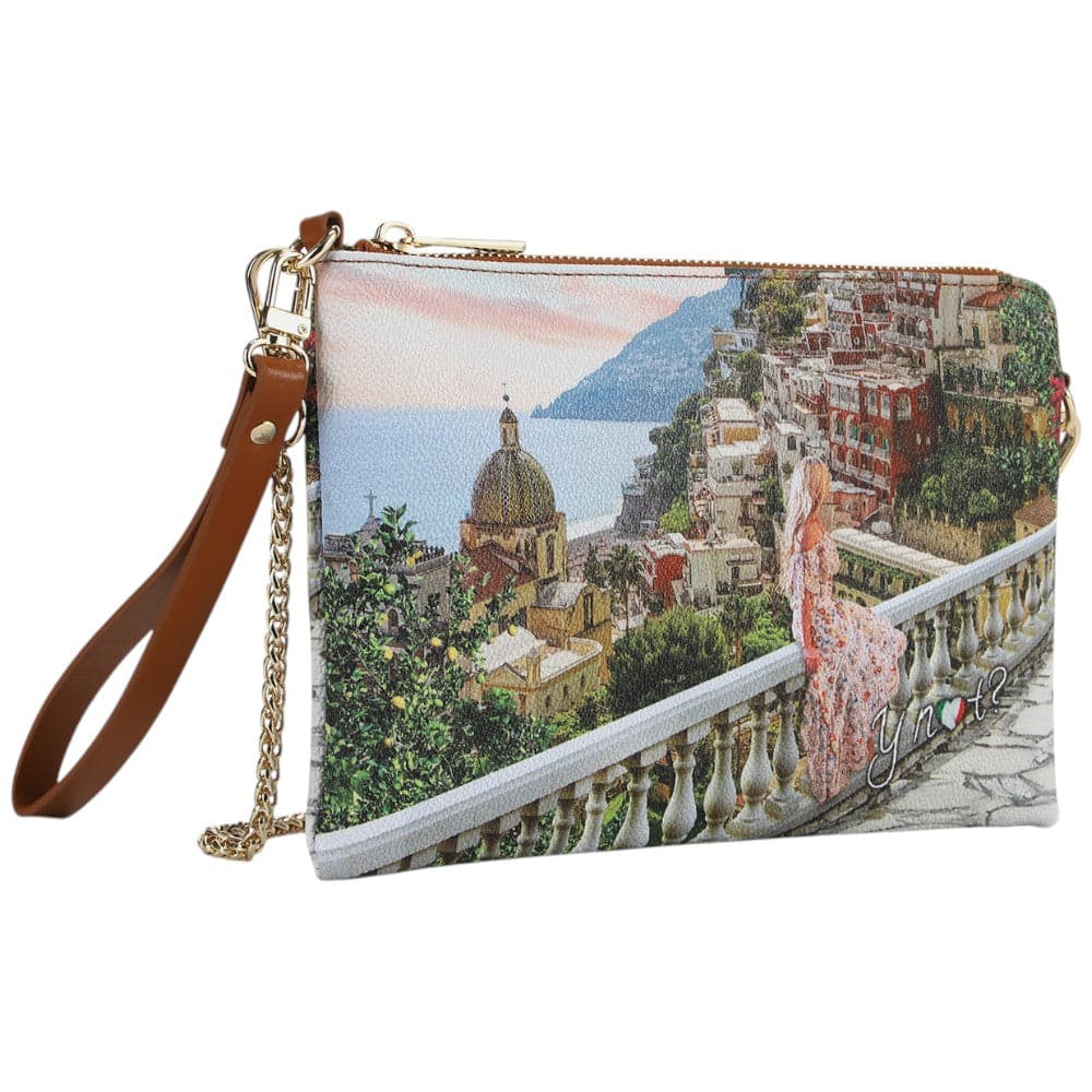 YNot clutch tracolla piatta stampa Drimming Coast YES384S5 Borse YNot