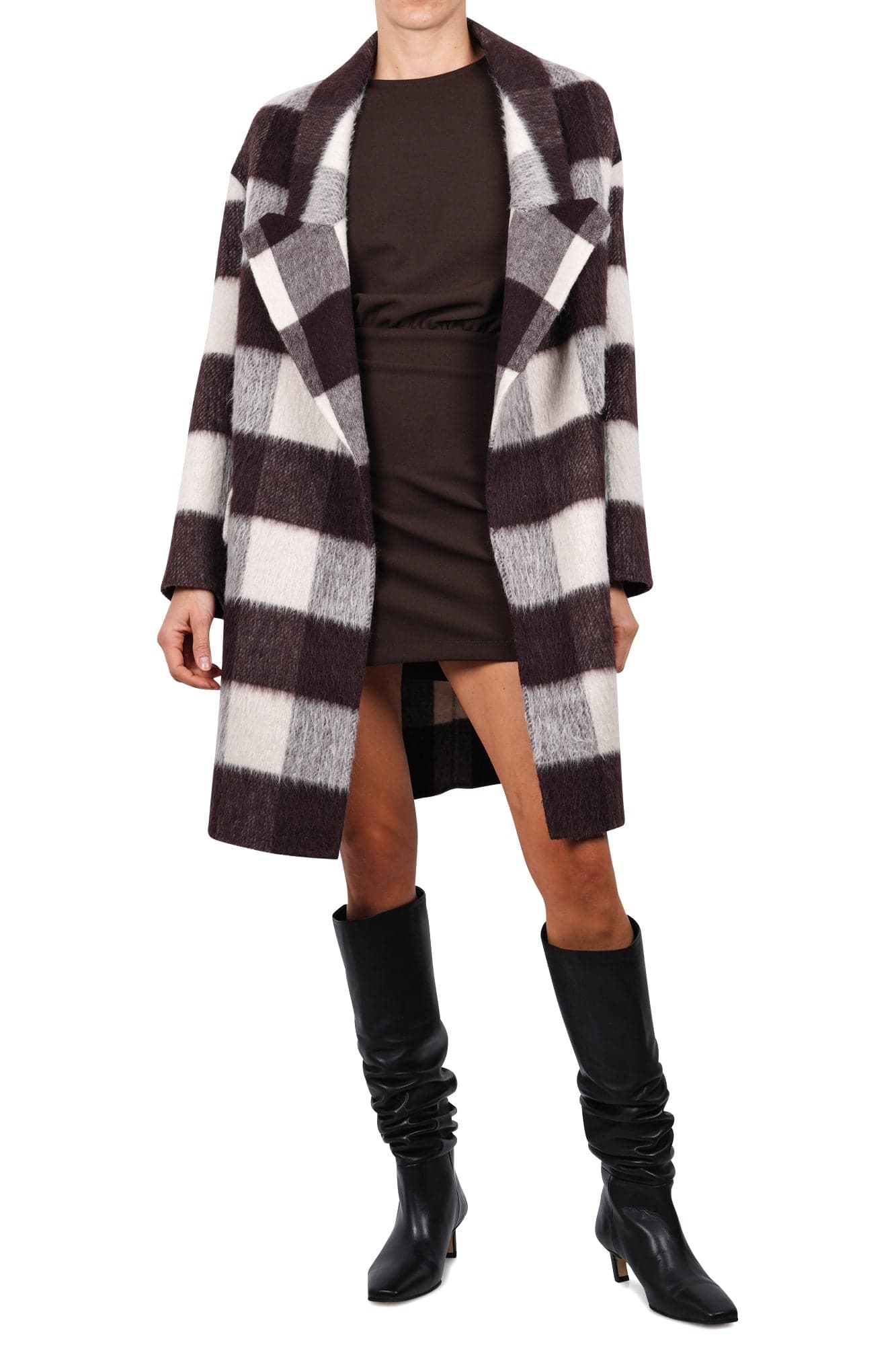 SO ALLURE So Allure - Cappotto - 461544 - Panna/Moro da donna in Cappotti Drestige - Casamassima, commercioVirtuoso.it