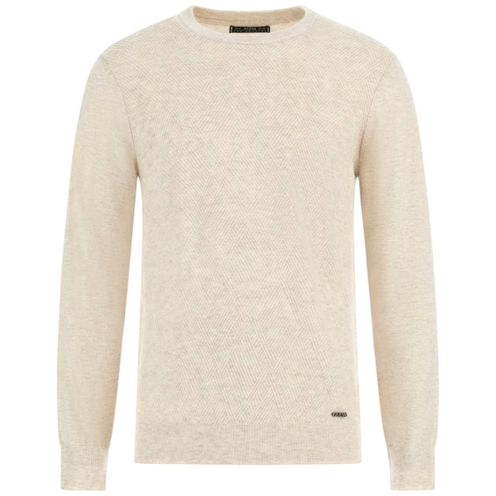 Guess pullover beige JAMAAR M5BR08 Z0432 LOH in Felpe senza cappuccio Prodotti di Classe - Nocera Superiore, commercioVirtuoso.it