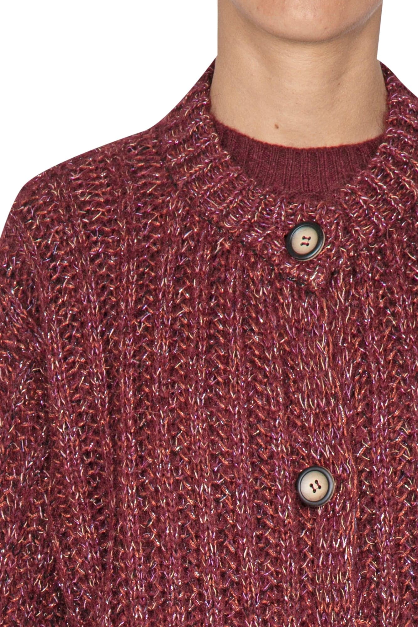 LA FEMME BLANCHE La Femme Blanche - Cardigan - 441809 - Bordeaux da donna in Cardigan Drestige - Casamassima, commercioVirtuoso.it