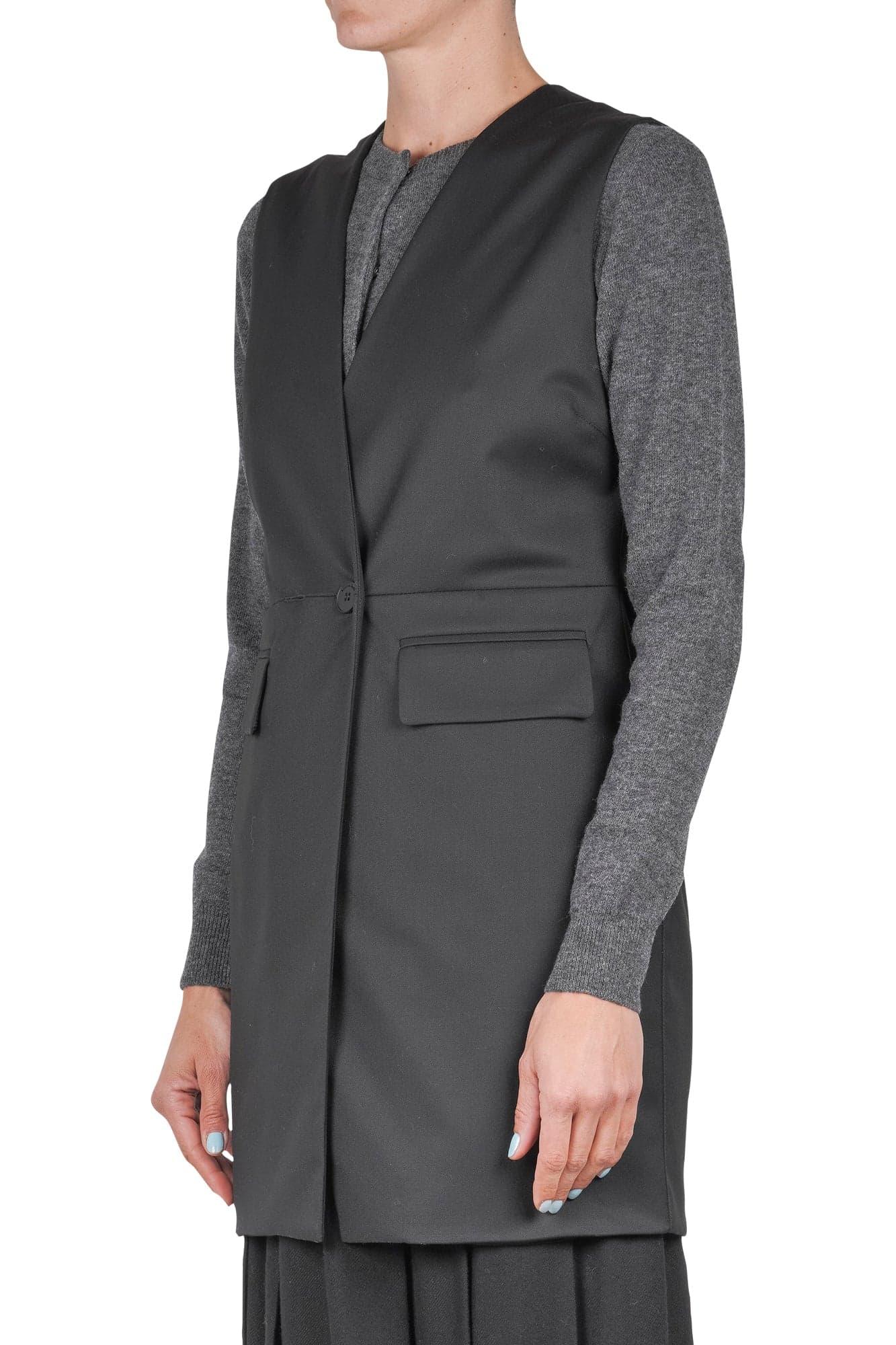 ALESSIA SANTI Alessia Santi - Gilet - 460323 - Nero da donna in Gilet Drestige - Casamassima, commercioVirtuoso.it