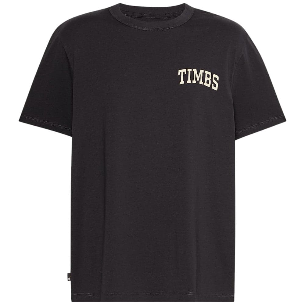 Timberland t-shirt nera logo grafico Timberland TB0A6GP3001 T-shirt Timberland