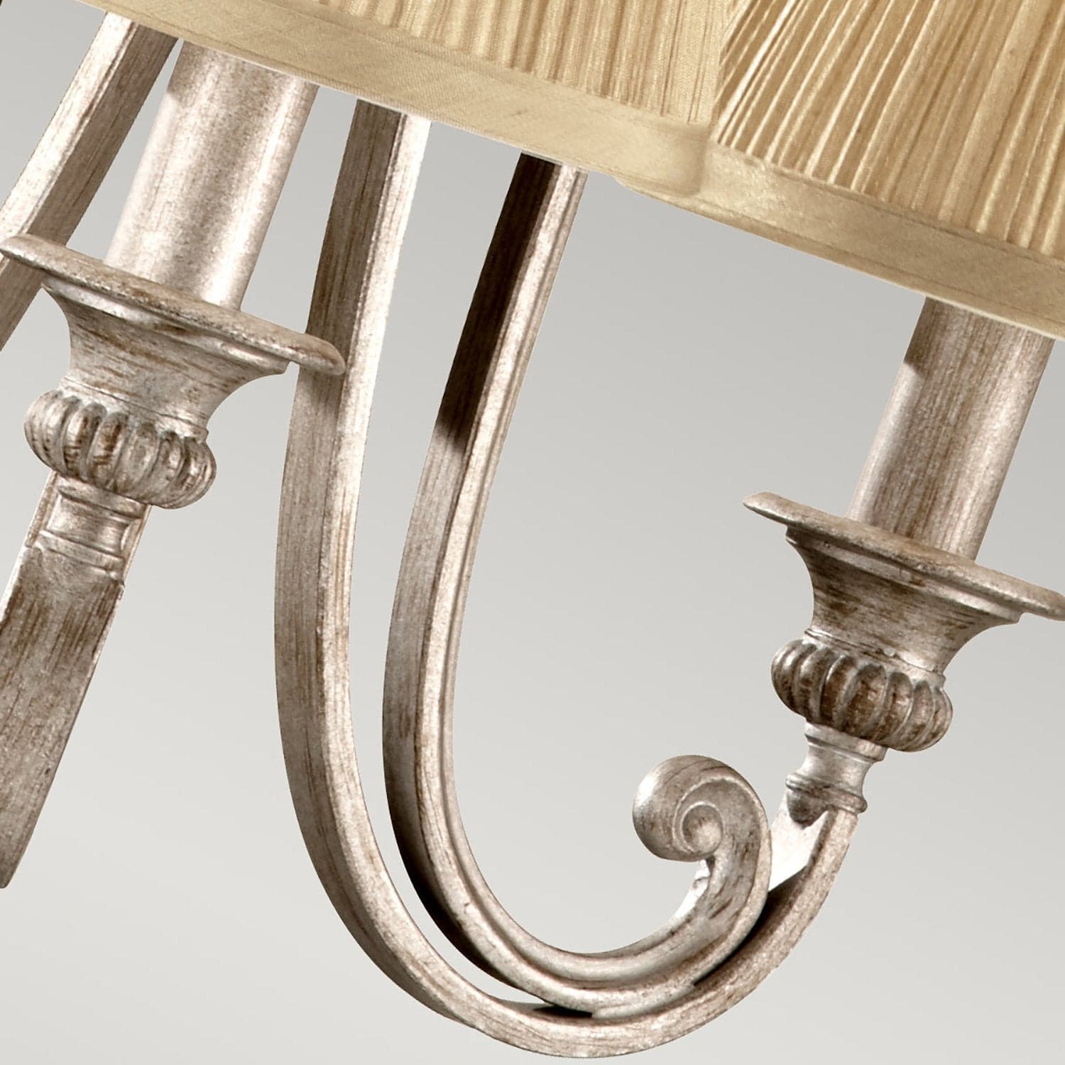 Lampadario Contemporaneo Abbey Acciaio Sabbia Argentata 3 Luci E14 in Lampadari LuceArt - Montecorvino Pugliano, commercioVirtuoso.it