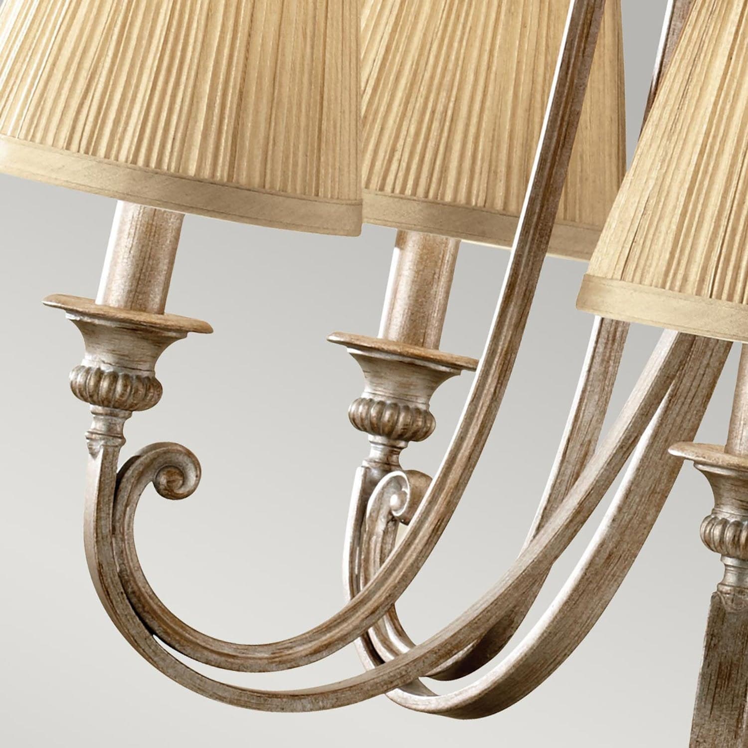 Lampadario Contemporaneo Abbey Acciaio Sabbia Argentata 5 Luci E14 in Lampadari LuceArt - Montecorvino Pugliano, commercioVirtuoso.it