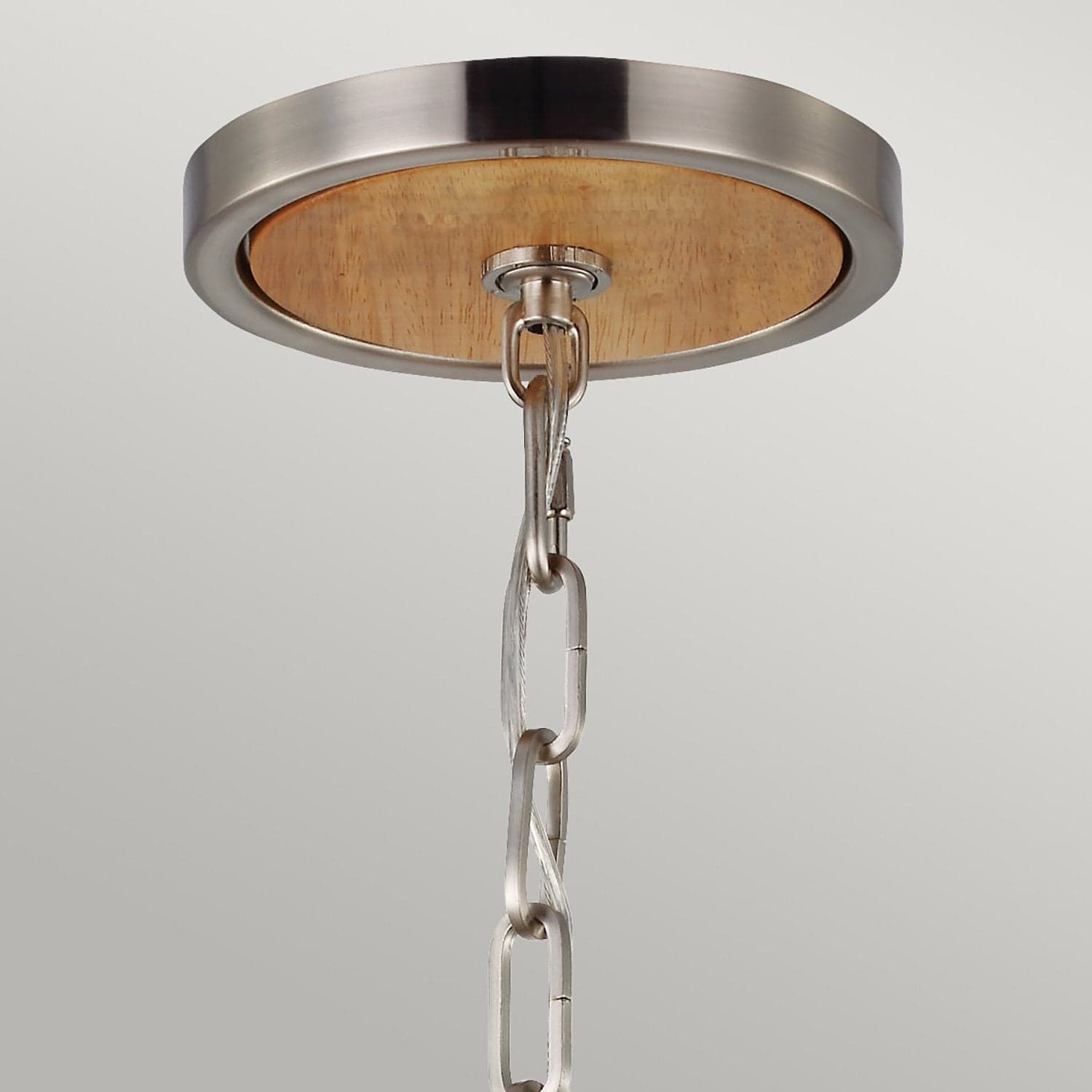 Sospensione Industrial Nordica Allier Legno Acciaio 1 Luce E27 D66Cm in Lampade a sospensione LuceArt - Montecorvino Pugliano, commercioVirtuoso.it