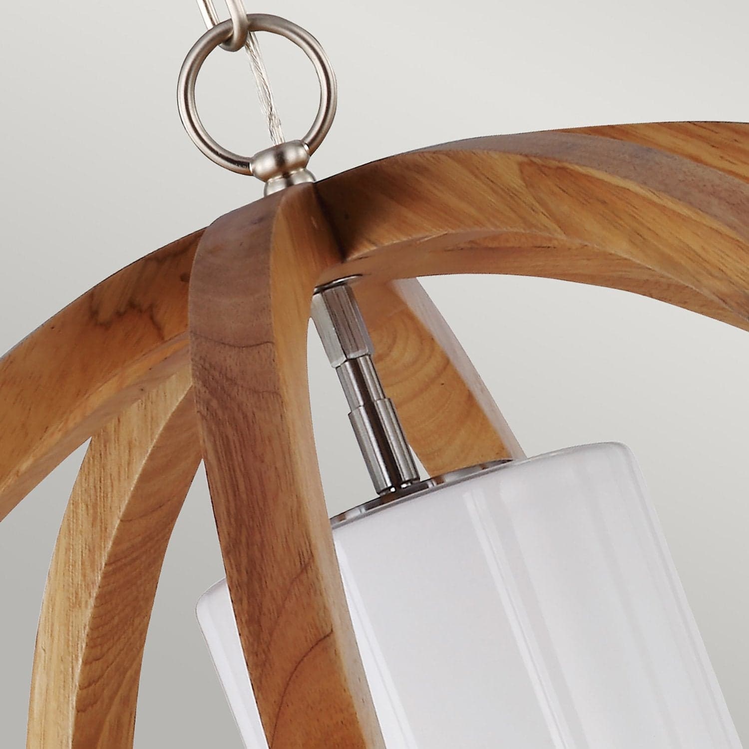 Sospensione Industrial Nordica Allier Legno Acciaio 1 Luce E27 D66Cm in Lampade a sospensione LuceArt - Montecorvino Pugliano, commercioVirtuoso.it