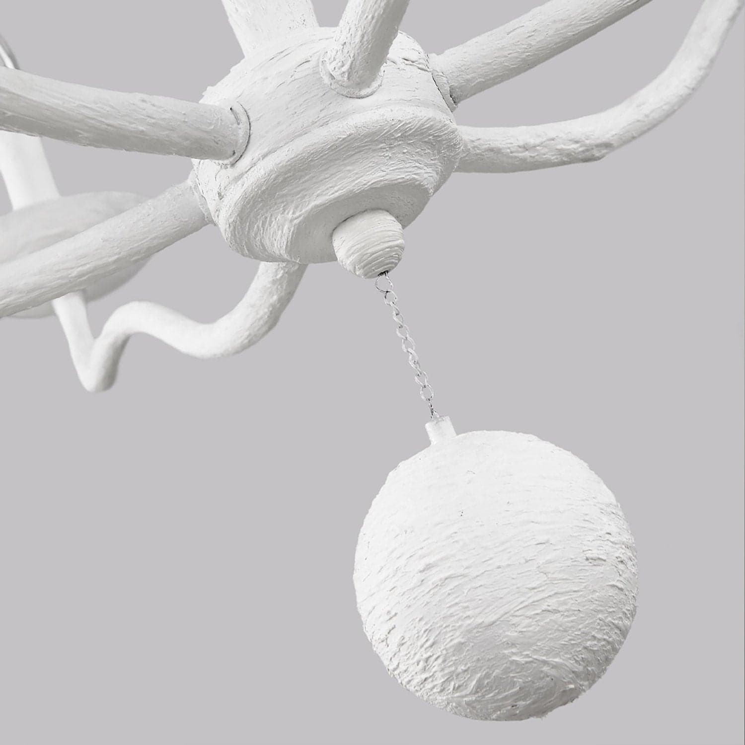 Lampadario Classico Annie Acciaio Bianco Gesso 6 Luci E14 in Lampadari LuceArt - Montecorvino Pugliano, commercioVirtuoso.it