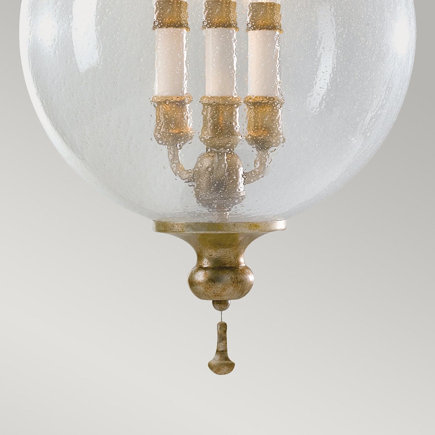 Lampadario Contemporaneo Argento Acciaio Foglia Argento Vetro 3 Luci E14 in Lampadari LuceArt - Montecorvino Pugliano, commercioVirtuoso.it