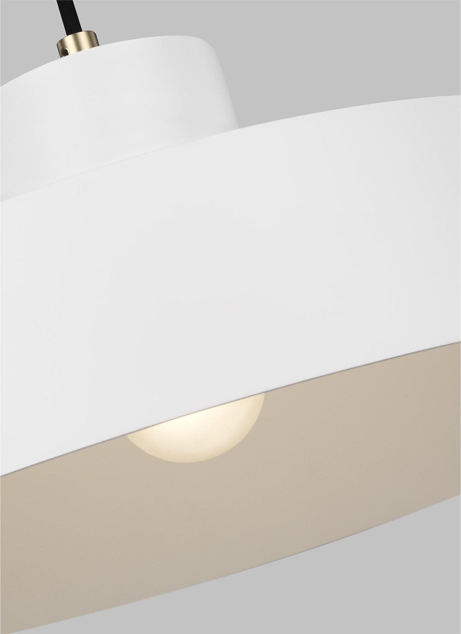 Sospensione Contemporanea Candor Acciaio Bianco Opaco 1 Luce E27 in Lampade a sospensione LuceArt - Montecorvino Pugliano, commercioVirtuoso.it