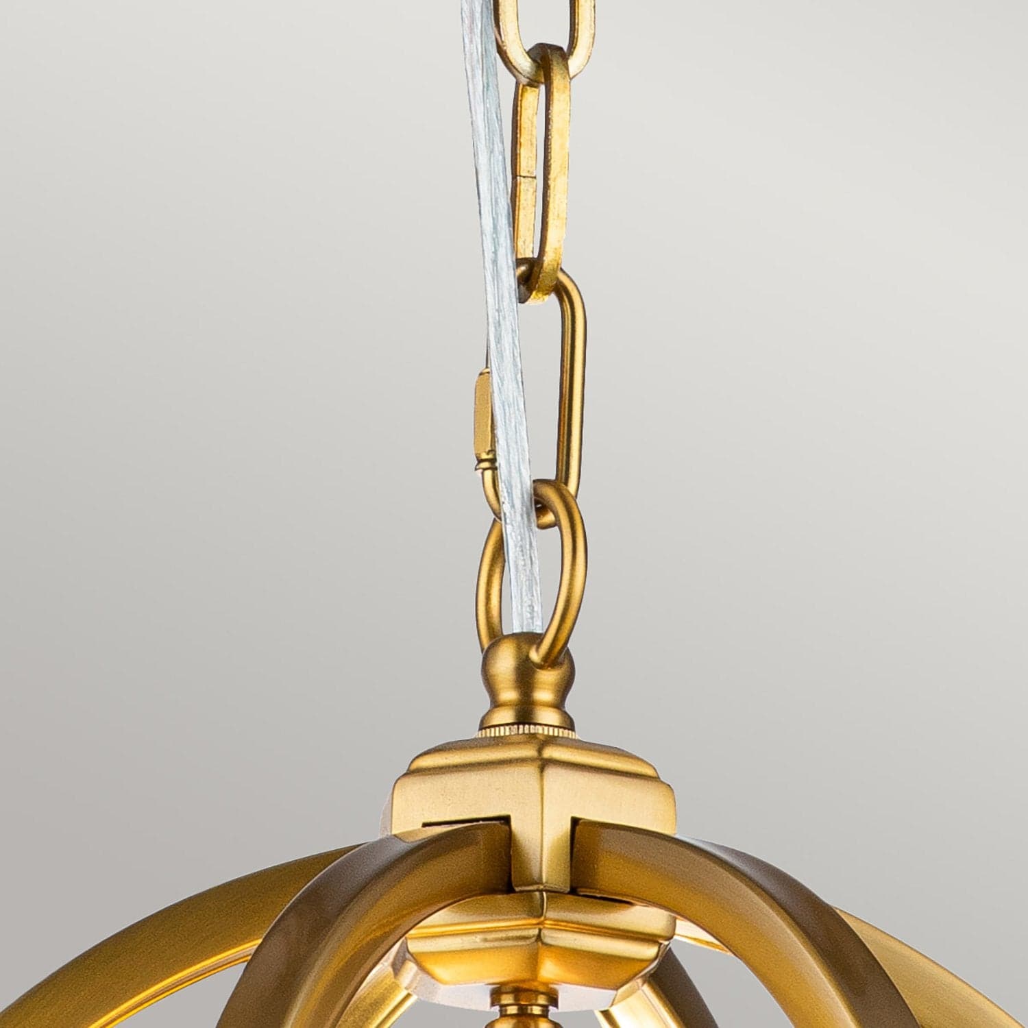 Lampadario Classico Corinne Acciaio Ottone Brunito 3 Luci E14 D28,6Cm in Lampadari LuceArt - Montecorvino Pugliano, commercioVirtuoso.it