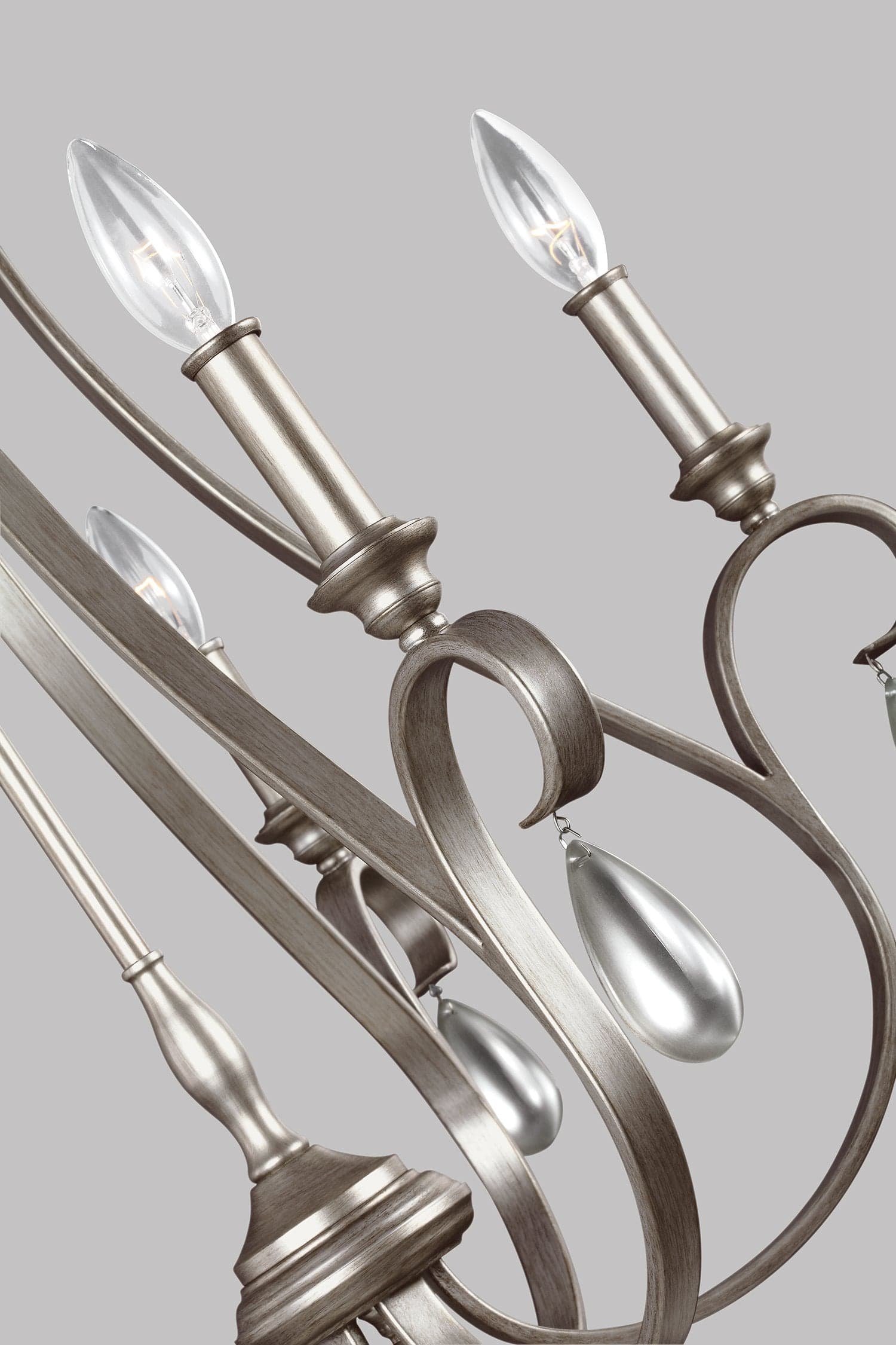 Lampadario Classico Dewitt Acciaio Argento Sunrise 5 Luci E14 in Lampade a sospensione LuceArt - Montecorvino Pugliano, commercioVirtuoso.it