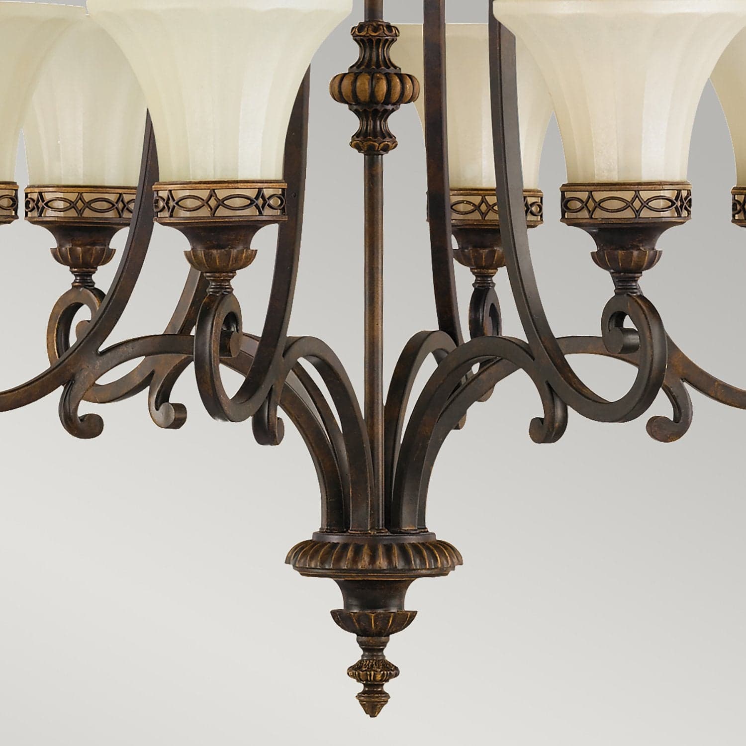 Lampadario Contemporaneo Drawing Room Acciaio Noce Vetro 6 Luci E27 in Lampade a sospensione LuceArt - Montecorvino Pugliano, commercioVirtuoso.it