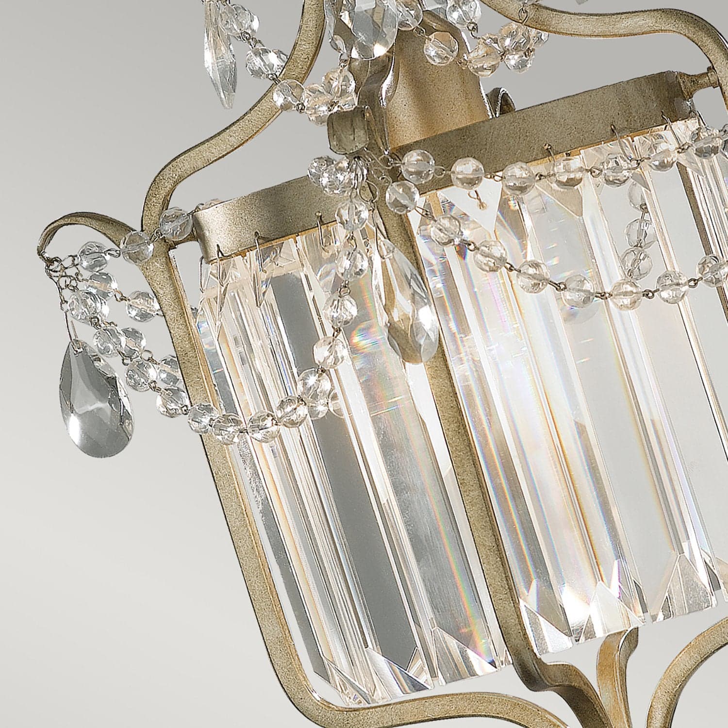 Sospensione Contemporanea Gianna Cristallo Argento Dorato Vetro Oro 1 Luce E27 in Lampadari LuceArt - Montecorvino Pugliano, commercioVirtuoso.it