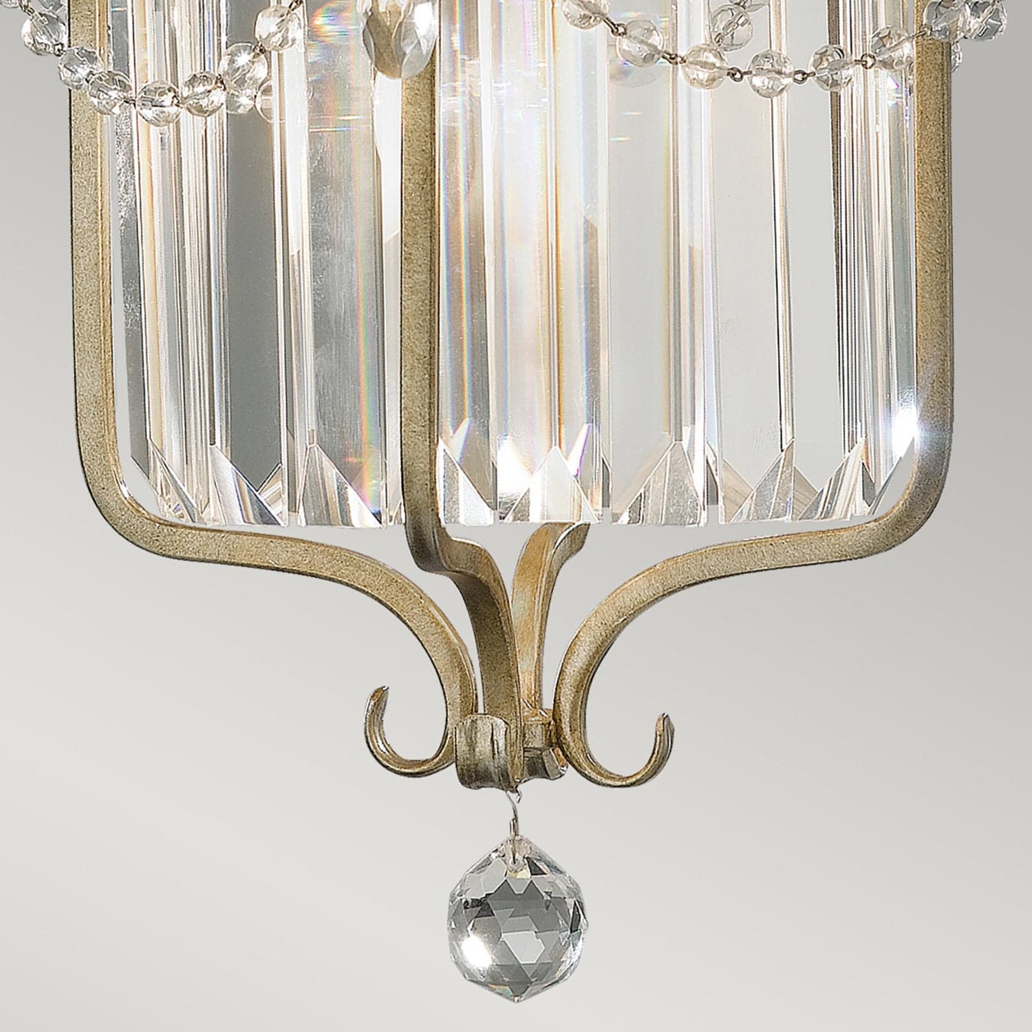 Sospensione Contemporanea Gianna Cristallo Argento Dorato Vetro Oro 1 Luce E27 in Lampadari LuceArt - Montecorvino Pugliano, commercioVirtuoso.it
