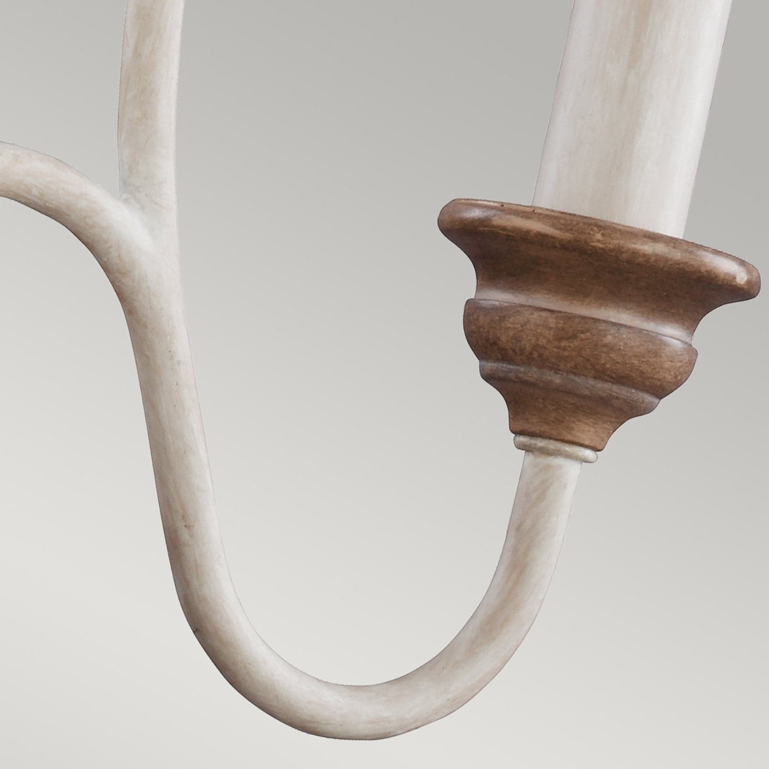 Lampadario Classico Hartsville Acciaio Gesso Legno Marrone 3 Luci E14 in Lampadari LuceArt - Montecorvino Pugliano, commercioVirtuoso.it