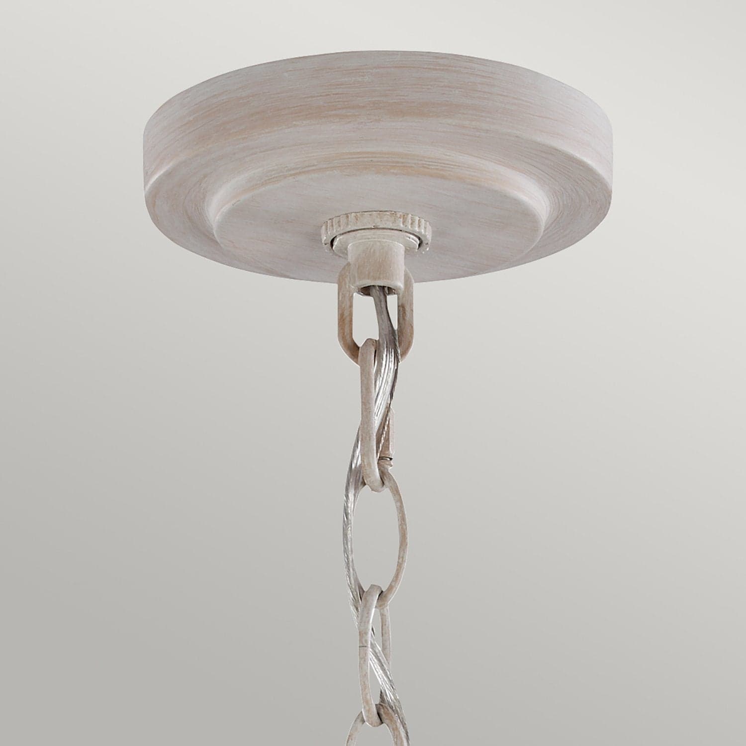Lampadario Classico Hartsville Acciaio Gesso Slavato Legno Marrone 5 Luci E14 in Lampadari LuceArt - Montecorvino Pugliano, commercioVirtuoso.it