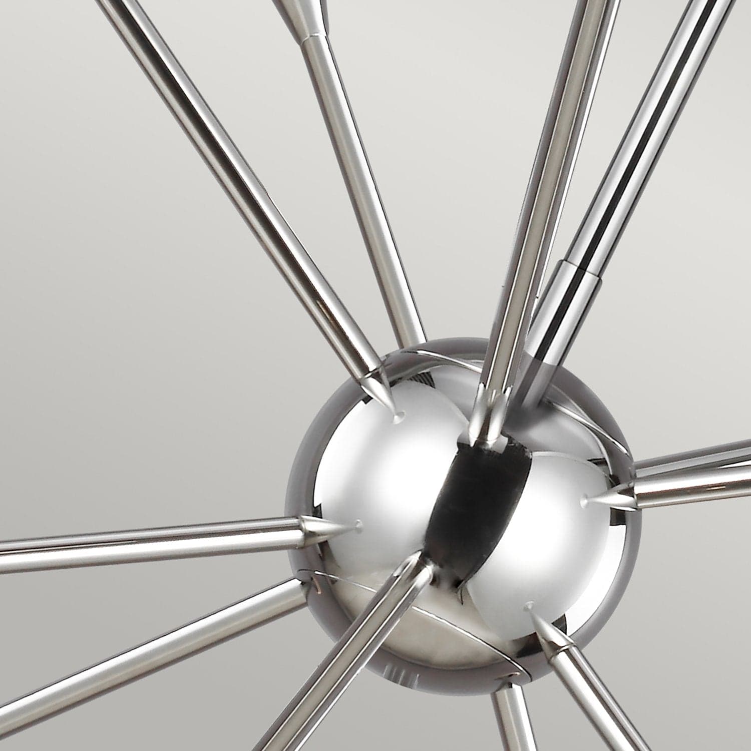 Lampadario Industrial Jax Acciaio Nichel Lucido 10 Luci G9 3 Ledw 3000K 3200Lm in Lampade a sospensione LuceArt - Montecorvino Pugliano, commercioVirtuoso.it
