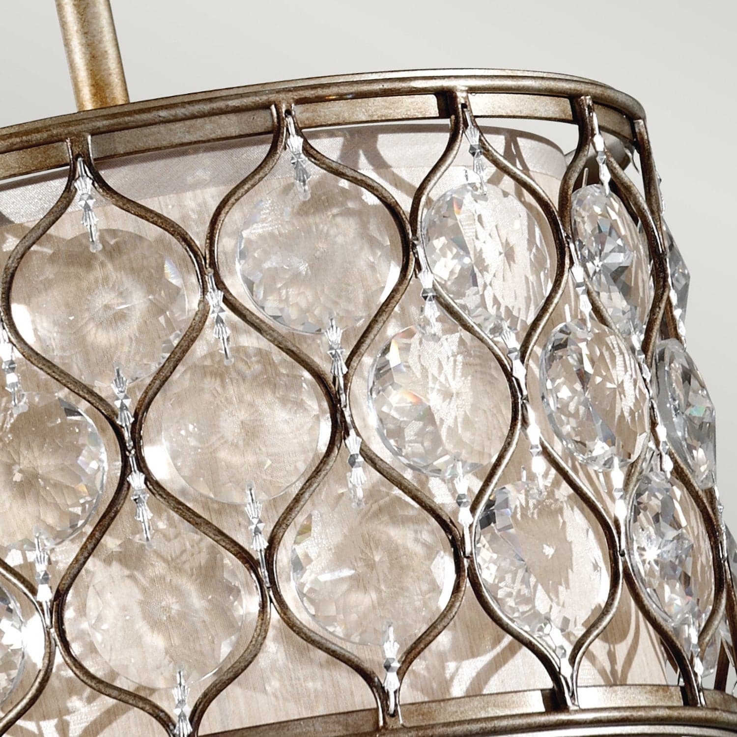 Sospensione Contemporanea Lucia In Acciaio Argento Brunito Cristallo 1 Luce E27 in Lampade a sospensione LuceArt - Montecorvino Pugliano, commercioVirtuoso.it