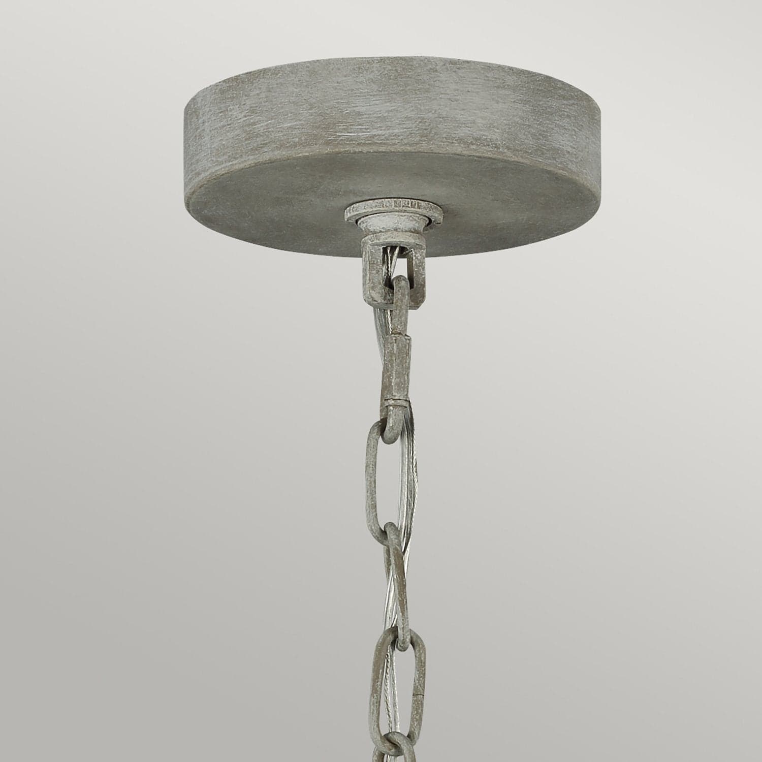 Lampadario Classico Maryville Acciaio Grigio Slavato Legno 6 Luci E14 in Lampadari LuceArt - Montecorvino Pugliano, commercioVirtuoso.it
