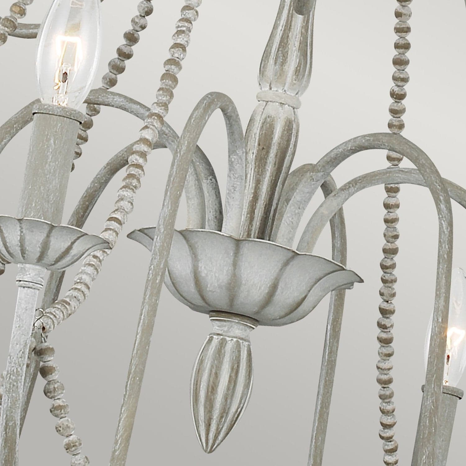 Lampadario Classico Maryville Acciaio Grigio Slavato Legno 9 Luci E14 in Lampade a sospensione LuceArt - Montecorvino Pugliano, commercioVirtuoso.it