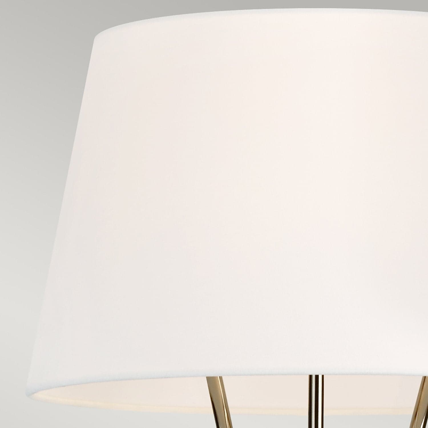 Piantana Contemporanea Penny Acciaio Nichel Lucido Tessuto 1 Luce E27 in Lampade da terra LuceArt - Montecorvino Pugliano, commercioVirtuoso.it